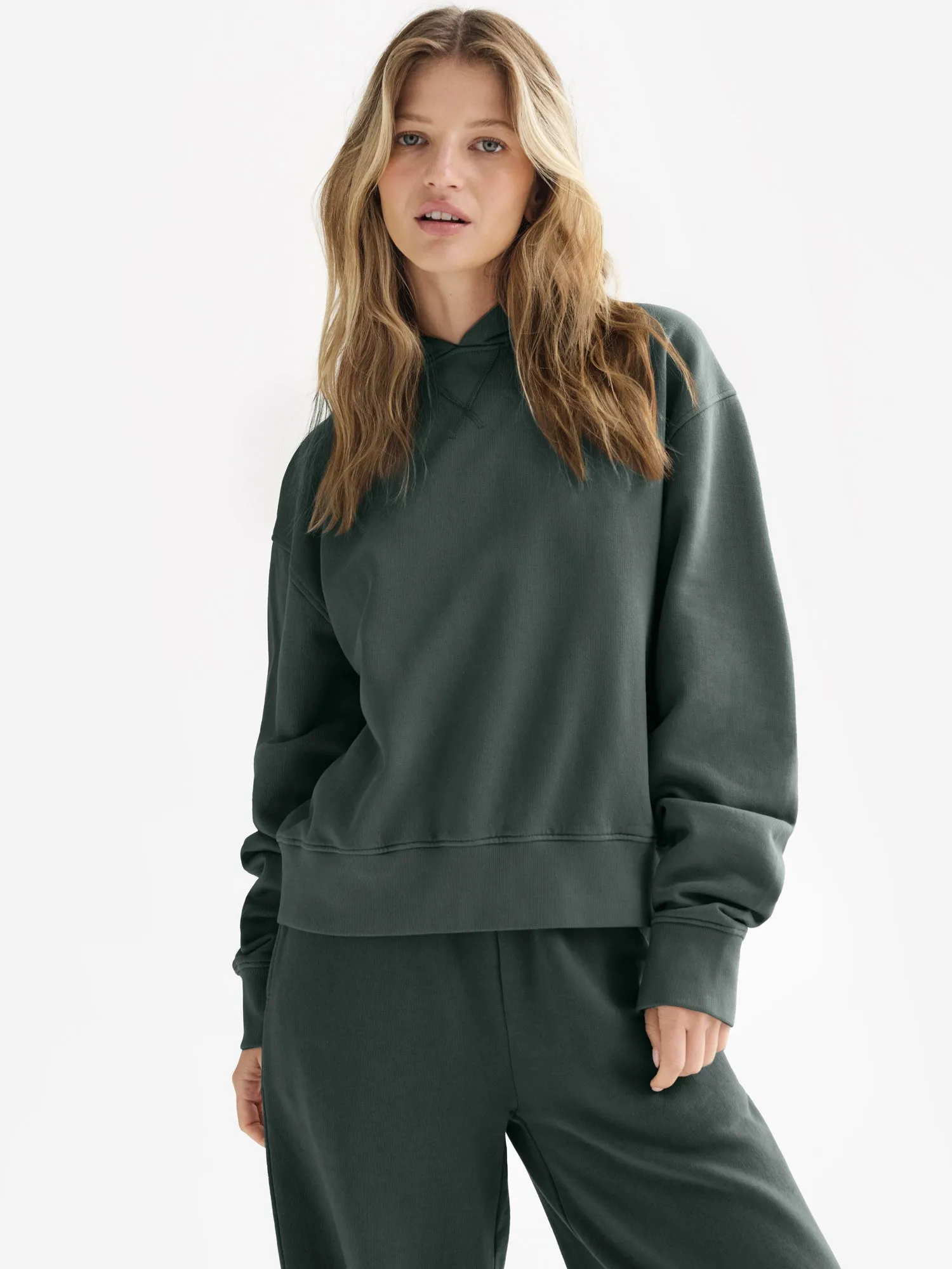 Organic Fleece Relaxed Hoodie sold by MATE the Label product image thumbnail 3