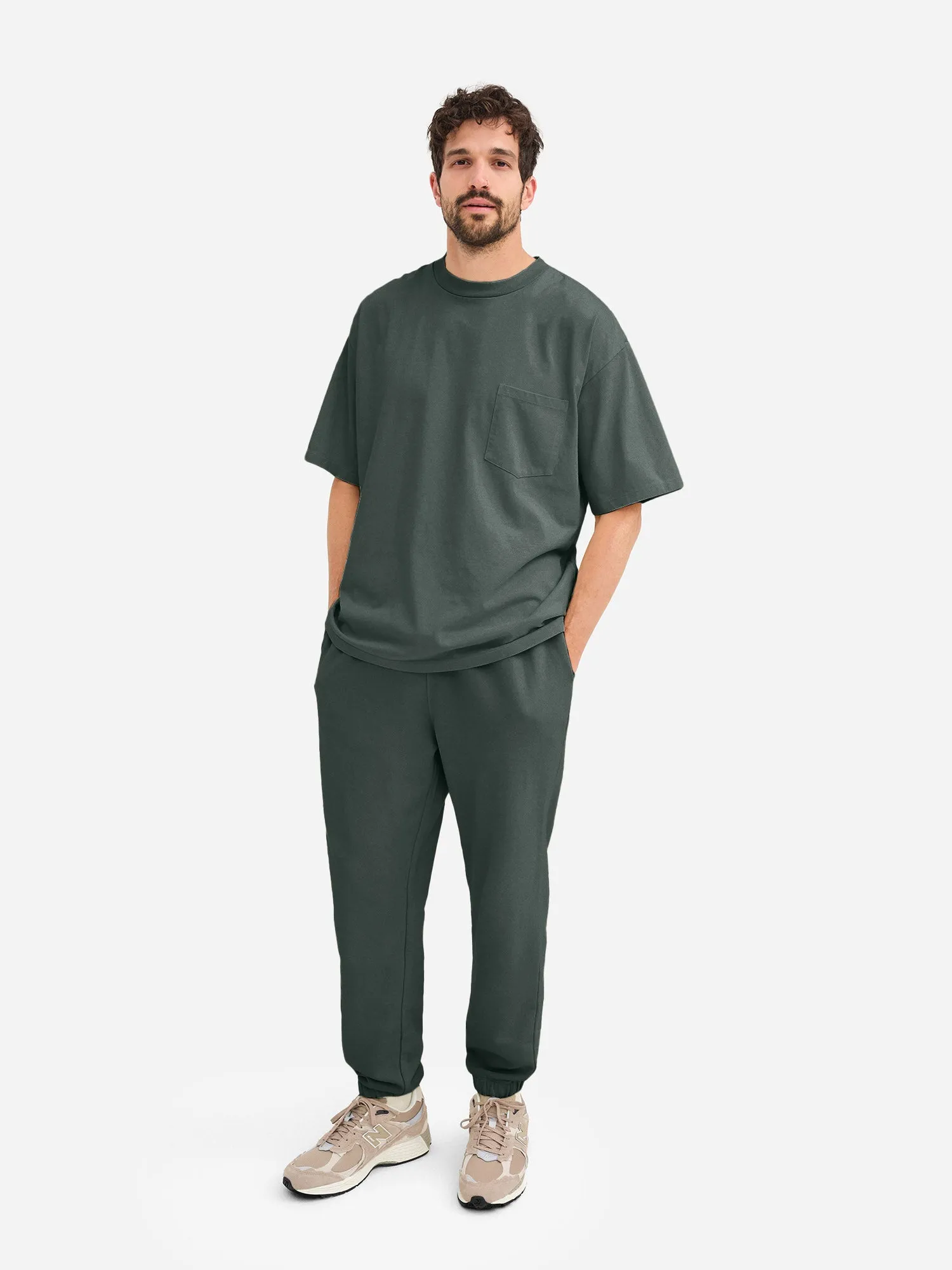Men's Organic Fleece Relaxed Sweatpant sold by MATE the Label product image thumbnail 2