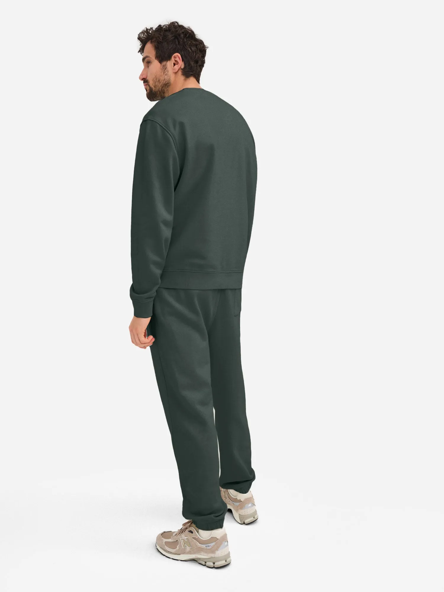 Men's Organic Fleece Crew Neck Sweatshirt sold by MATE the Label product image thumbnail 4