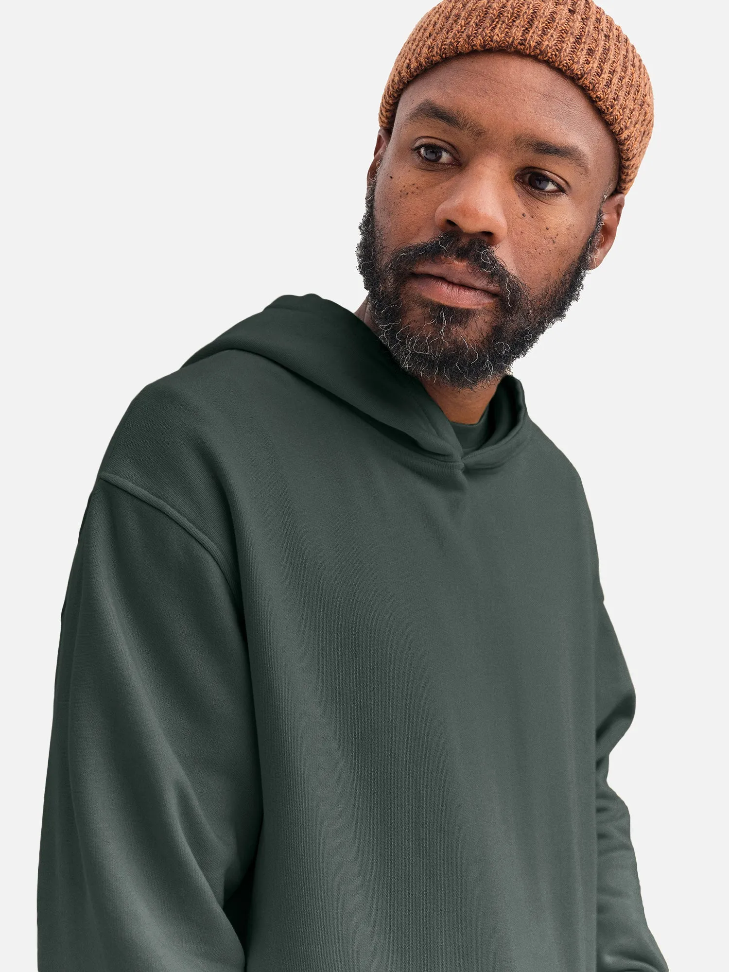 Men's Organic Fleece Hoodie sold by MATE the Label product image thumbnail 2