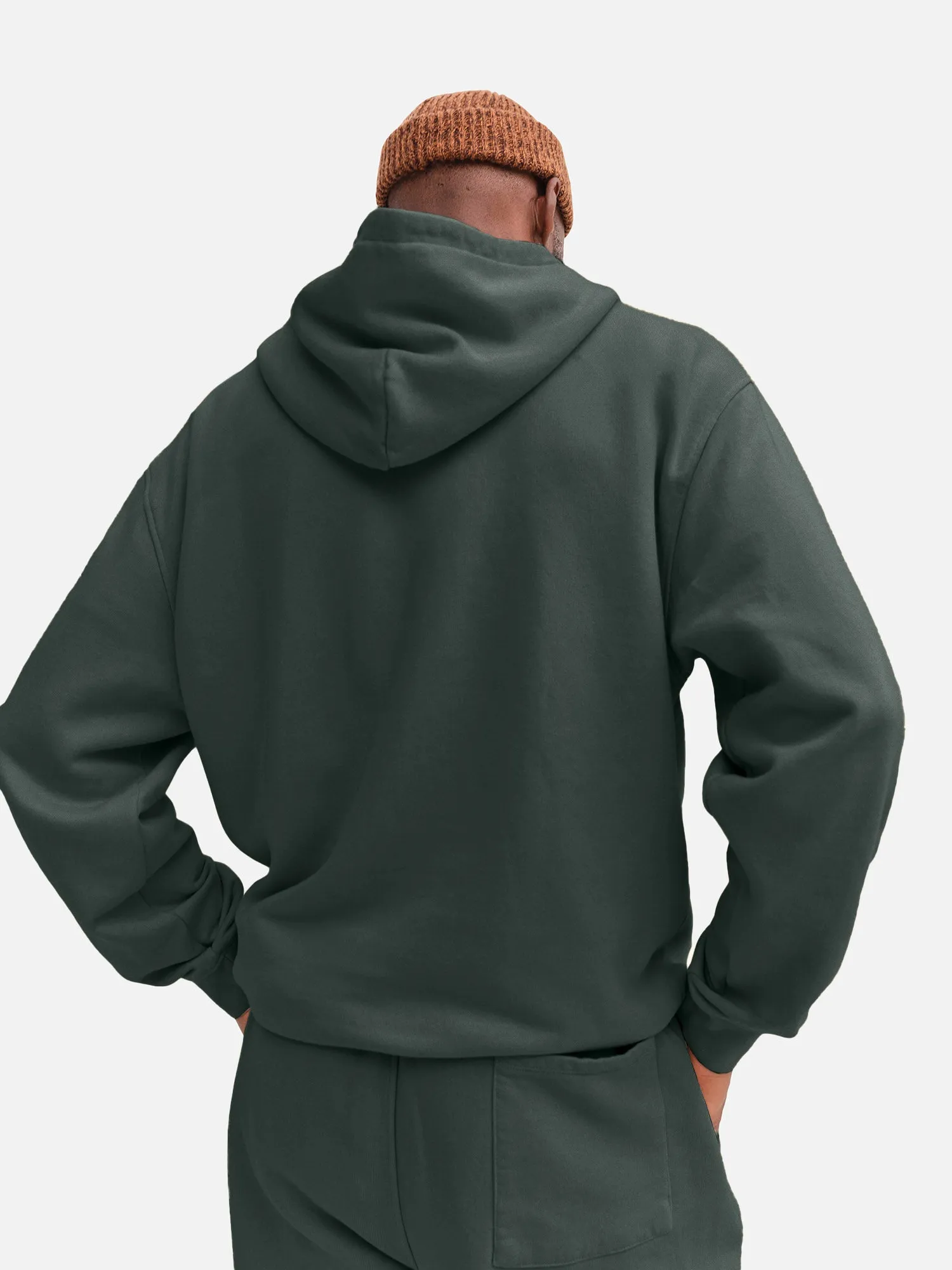 Men's Organic Fleece Hoodie sold by MATE the Label product image thumbnail 5