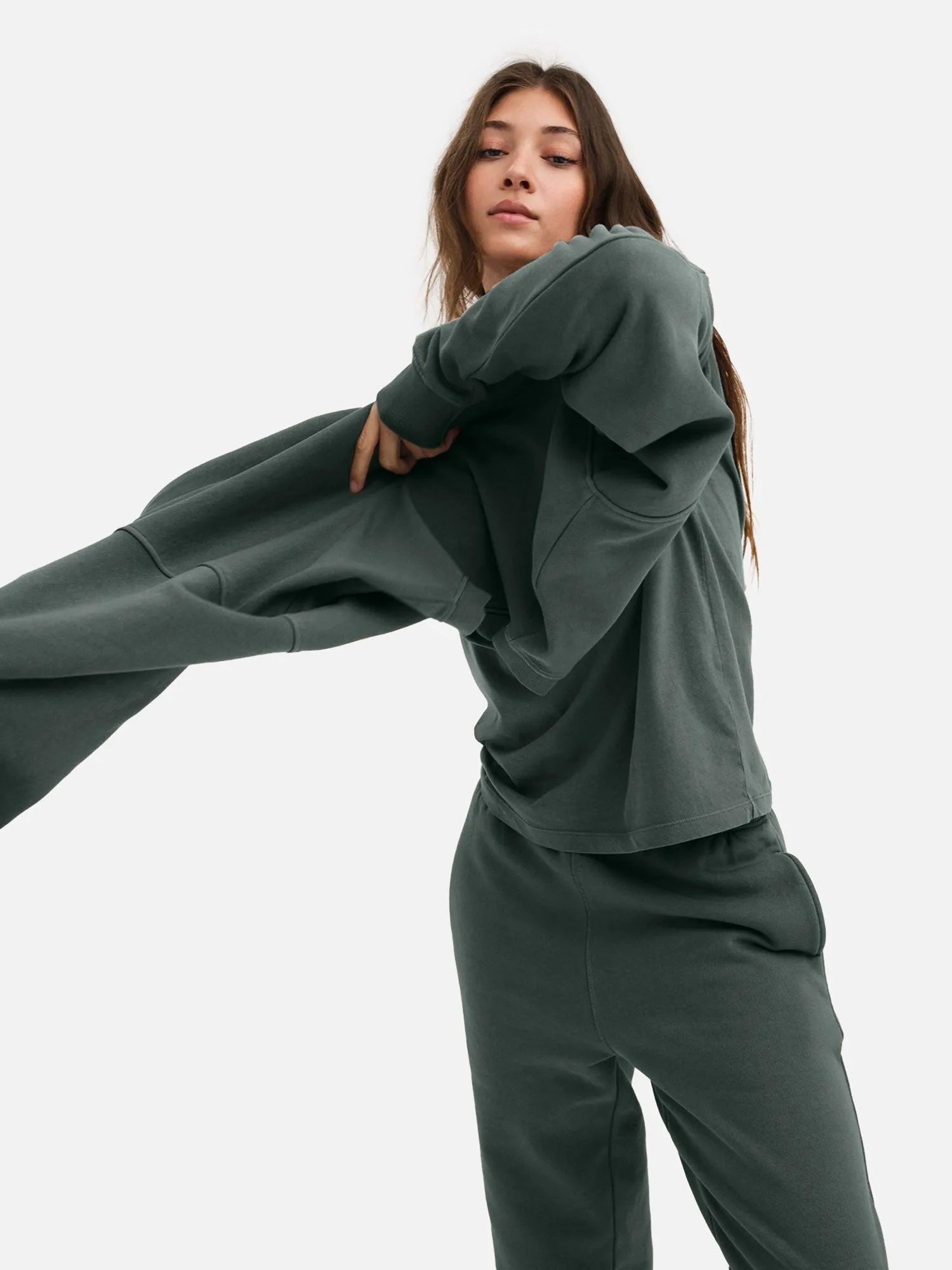 Organic Fleece Relaxed Pocket Sweatpant sold by MATE the Label product image thumbnail 4