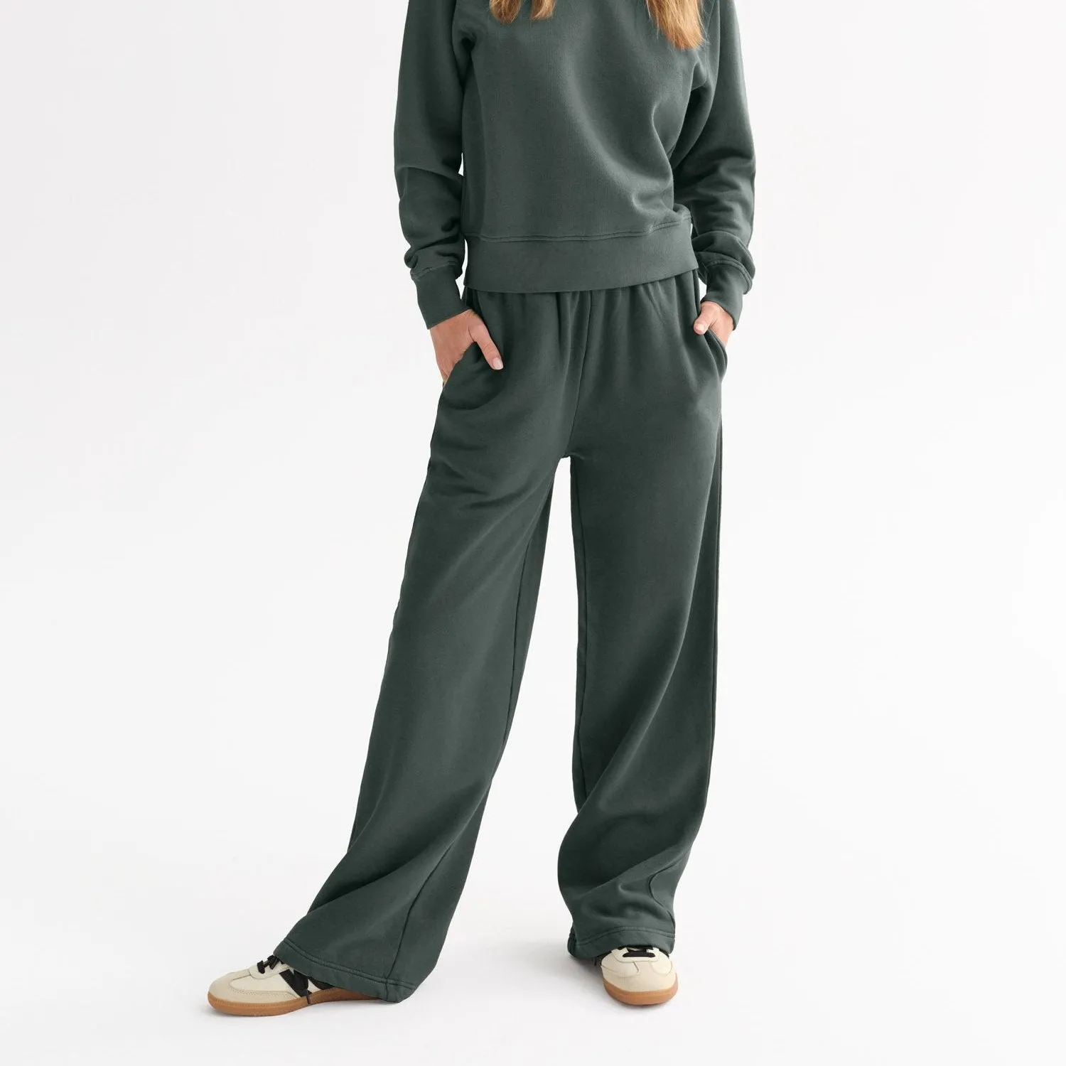 Organic Fleece Straight Leg Sweatpant sold by MATE the Label