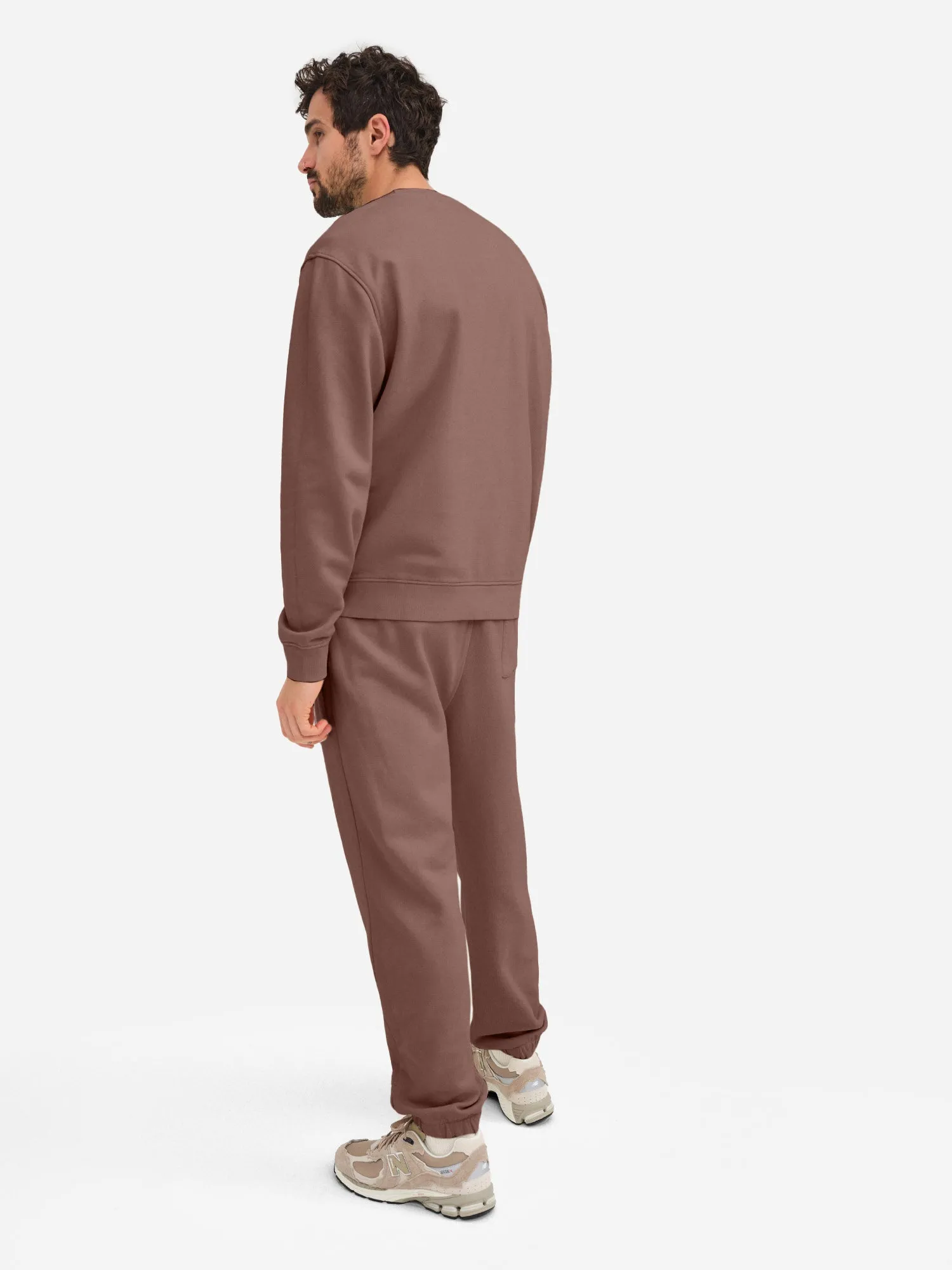 Men's Organic Fleece Crew Neck Sweatshirt sold by MATE the Label product image thumbnail 4