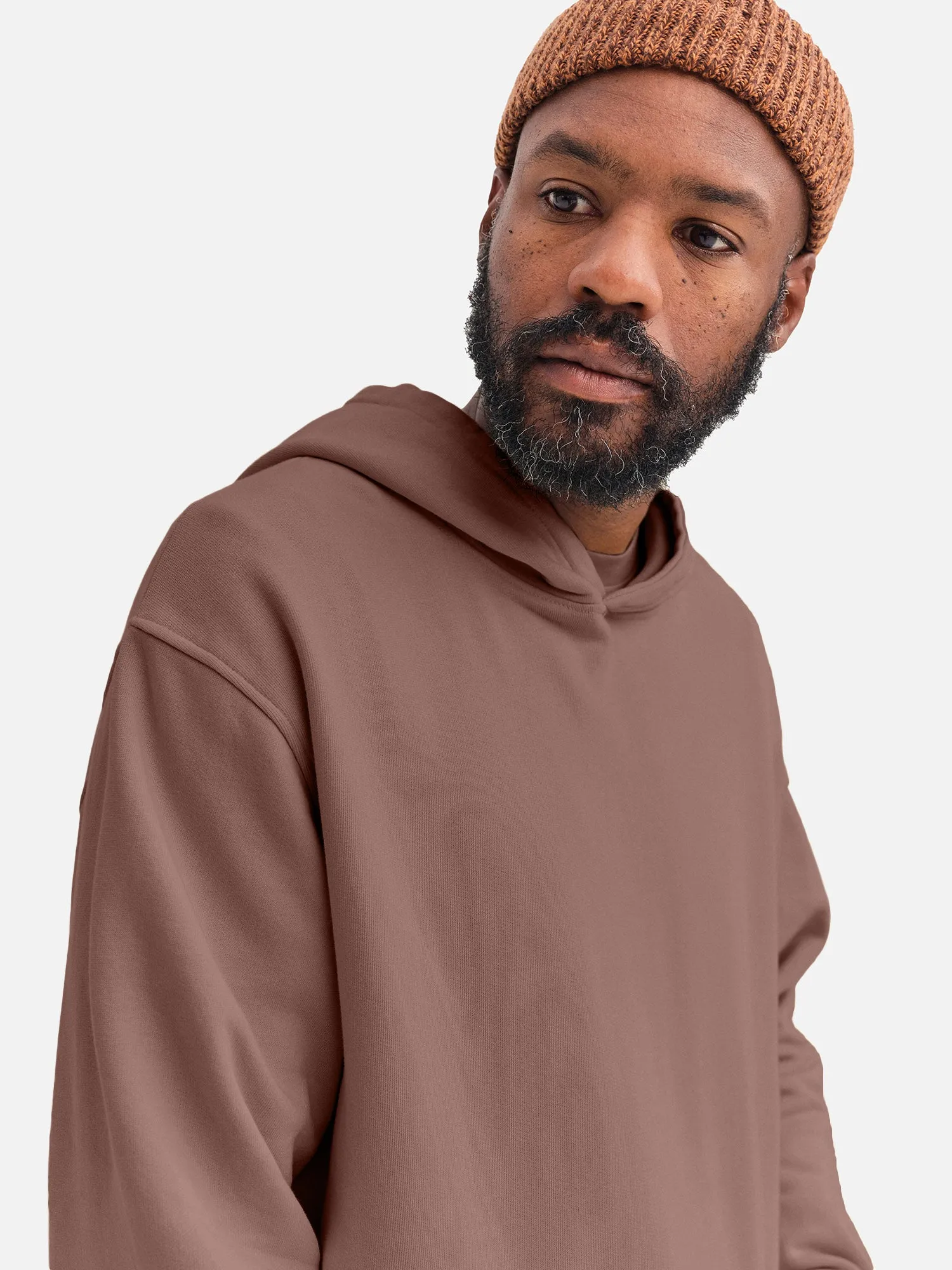 Men's Organic Fleece Hoodie sold by MATE the Label product image thumbnail 3