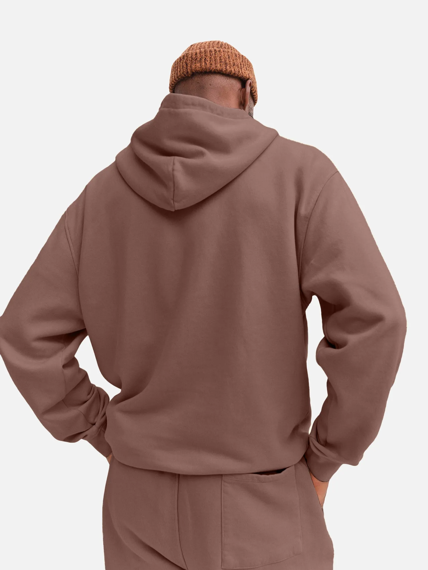 Men's Organic Fleece Hoodie sold by MATE the Label product image thumbnail 5