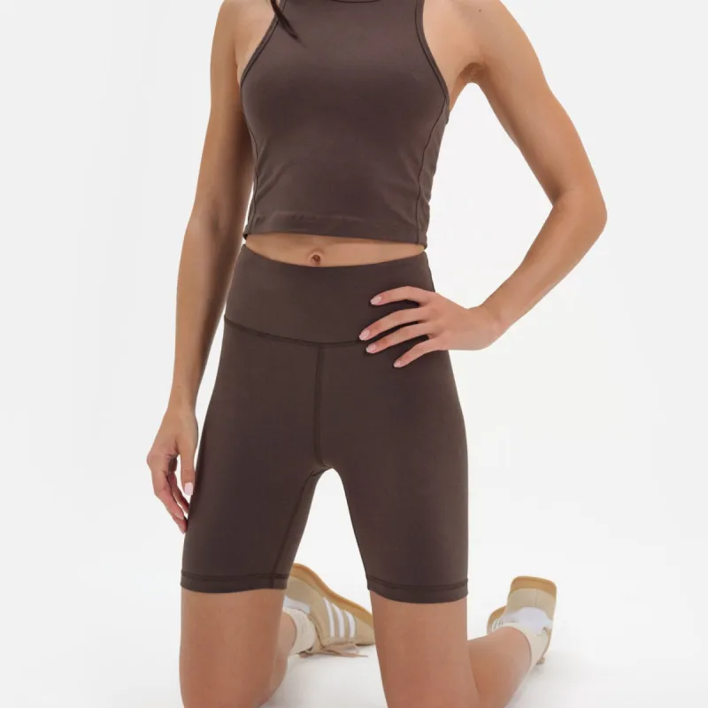 Organic Stretch Biker Short sold by MATE the Label