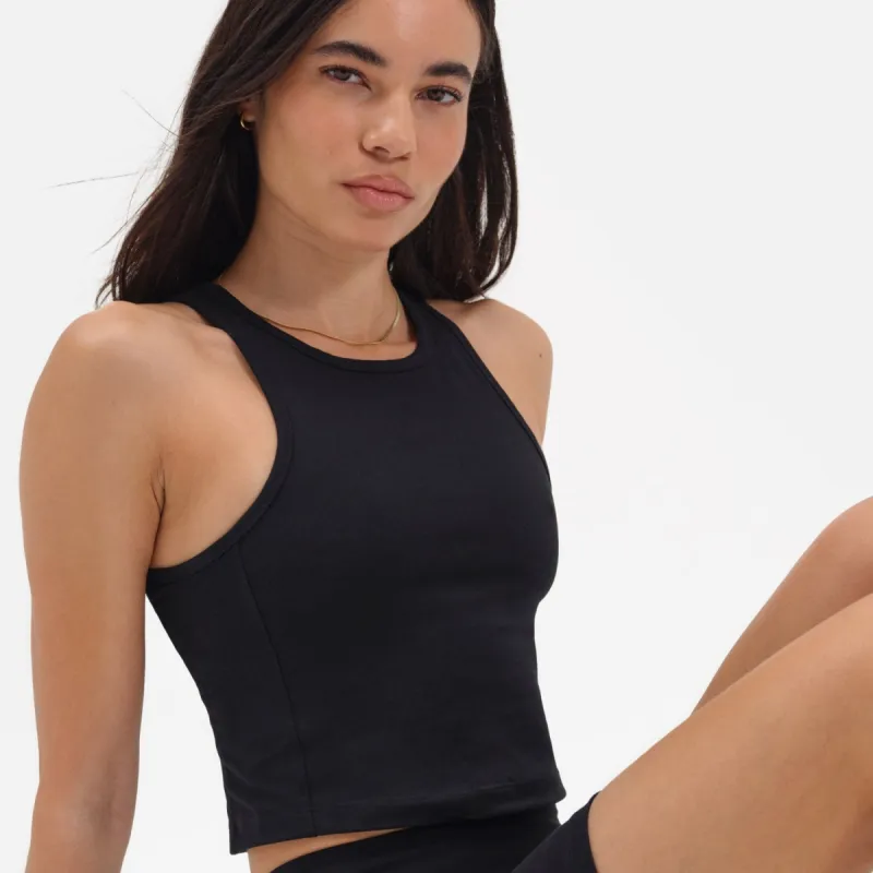 Organic Stretch High Neck Tank sold by MATE the Label