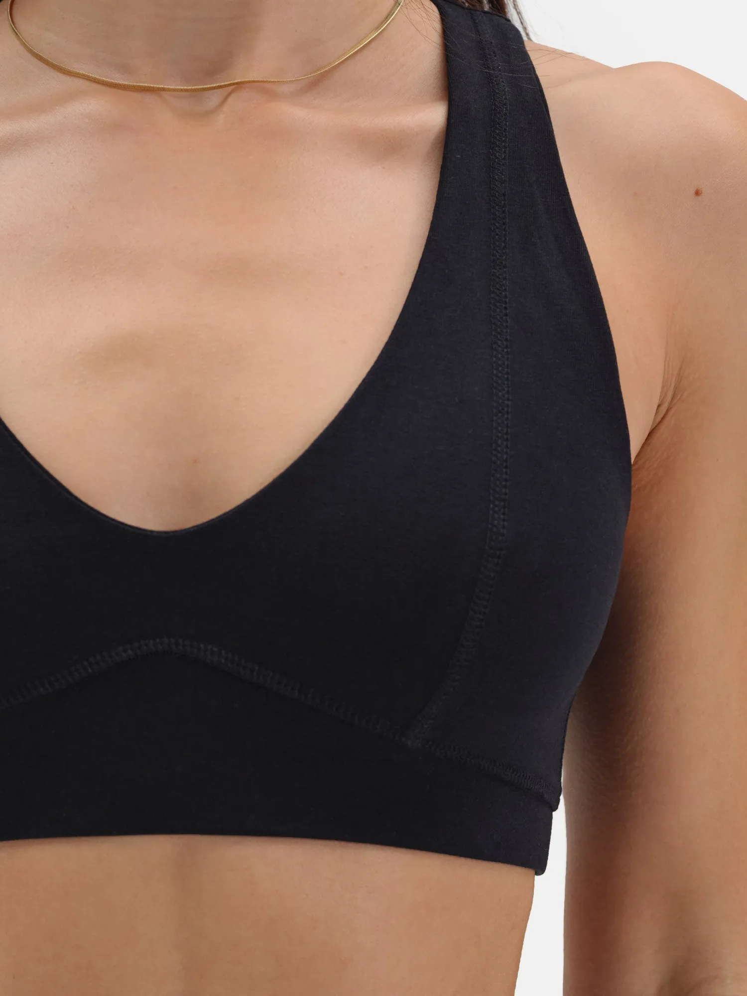 Organic Stretch V-Neck Bra sold by MATE the Label product image thumbnail 4