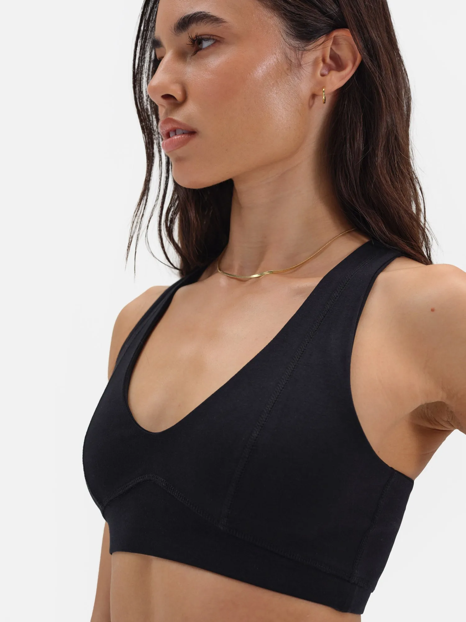 Organic Stretch V-Neck Bra sold by MATE the Label product image thumbnail 5