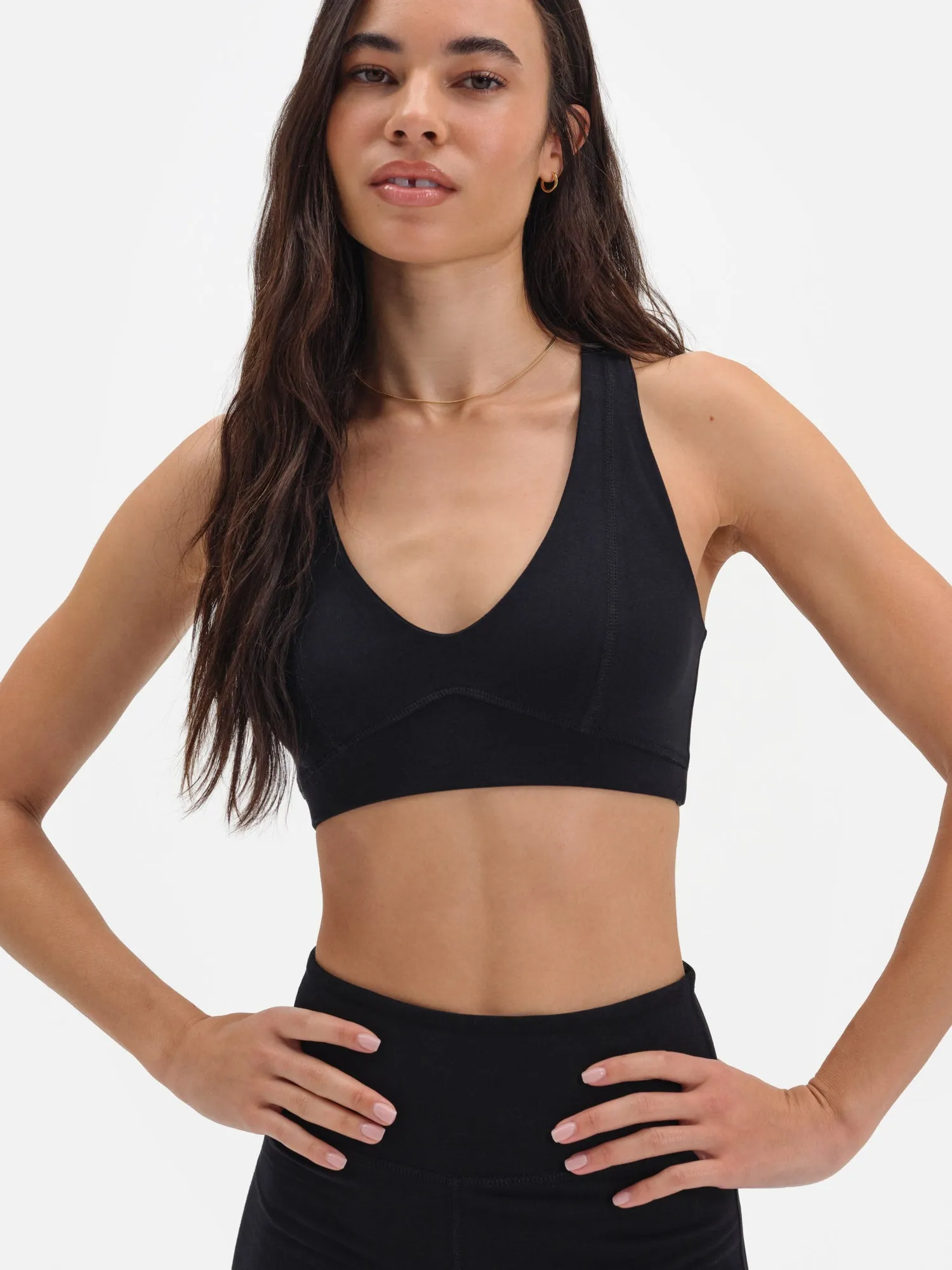 Organic Stretch V-Neck Bra sold by MATE the Label product image thumbnail 2