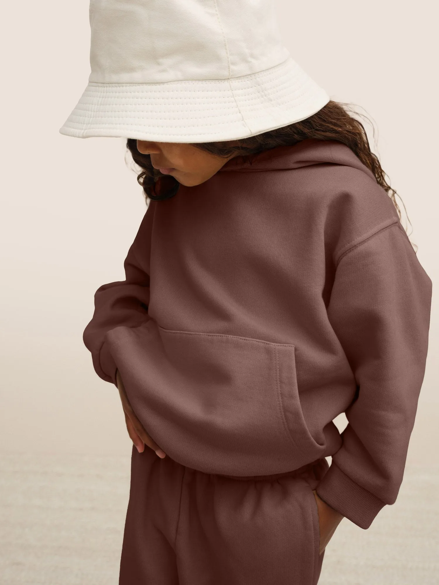 Mini Organic Fleece Hoodie sold by MATE the Label product image thumbnail 2