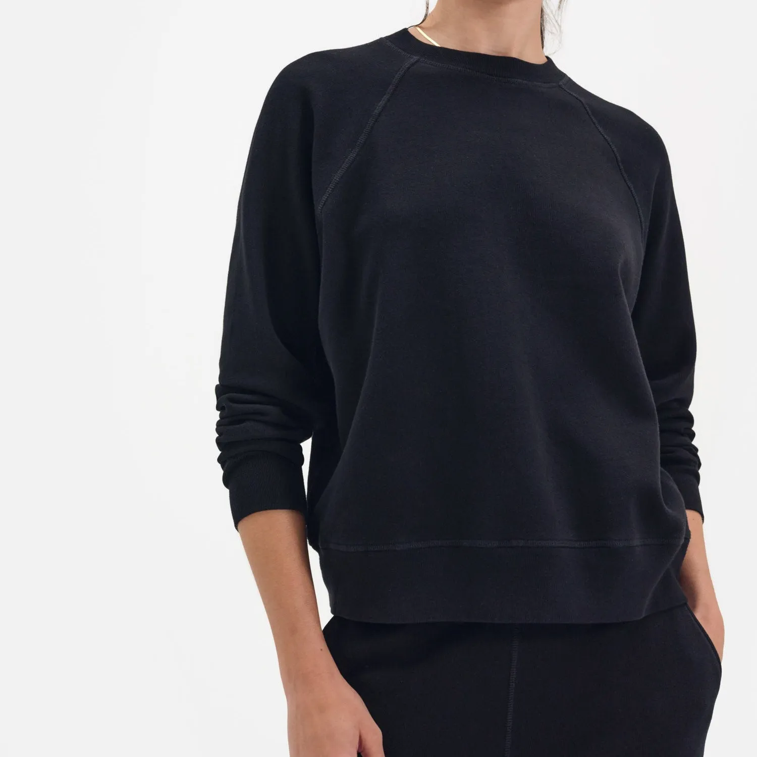 Organic Lightweight Terry Raglan Sweatshirt sold by MATE the Label