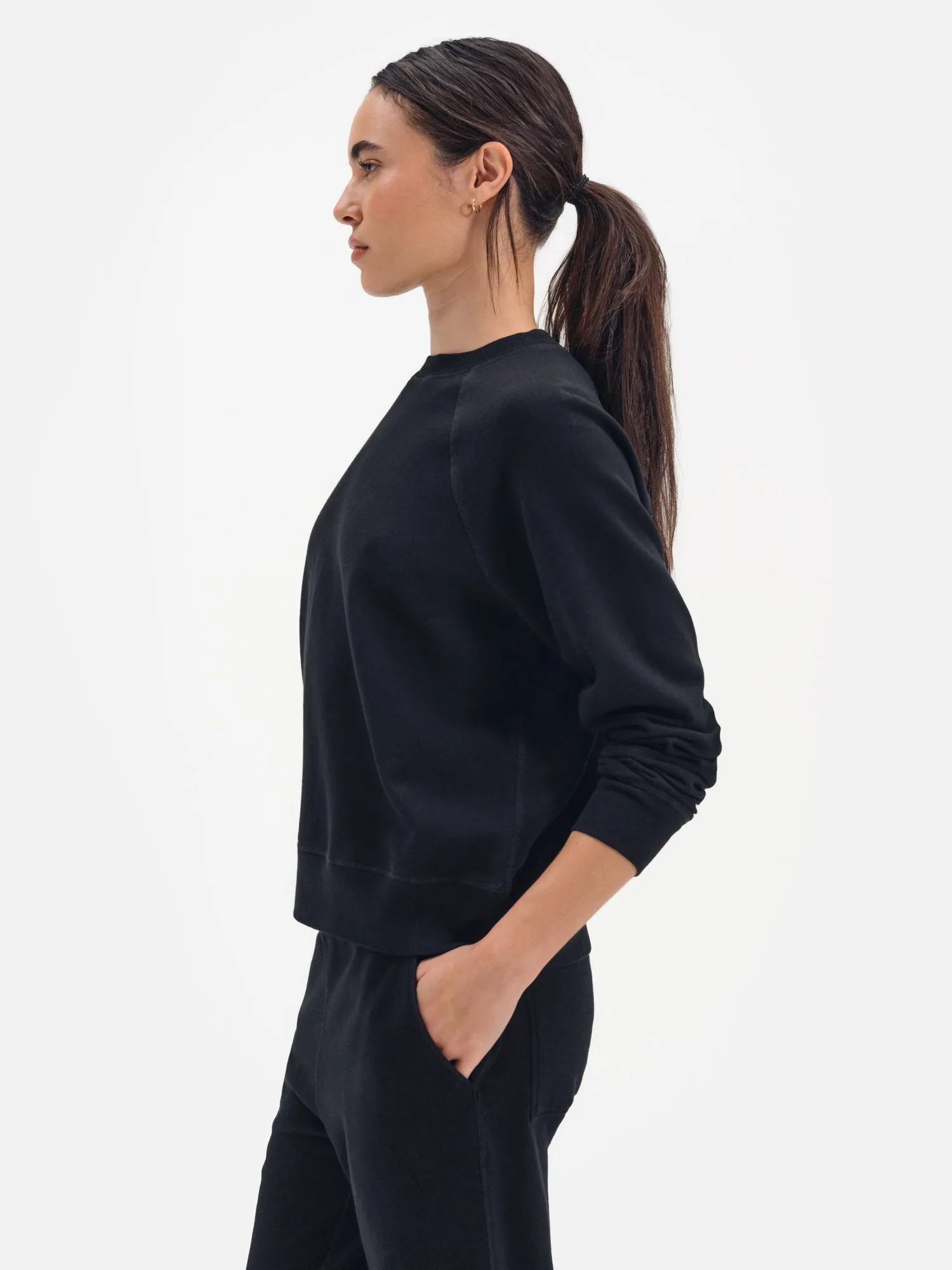Organic Lightweight Terry Raglan Sweatshirt sold by MATE the Label product image thumbnail 5
