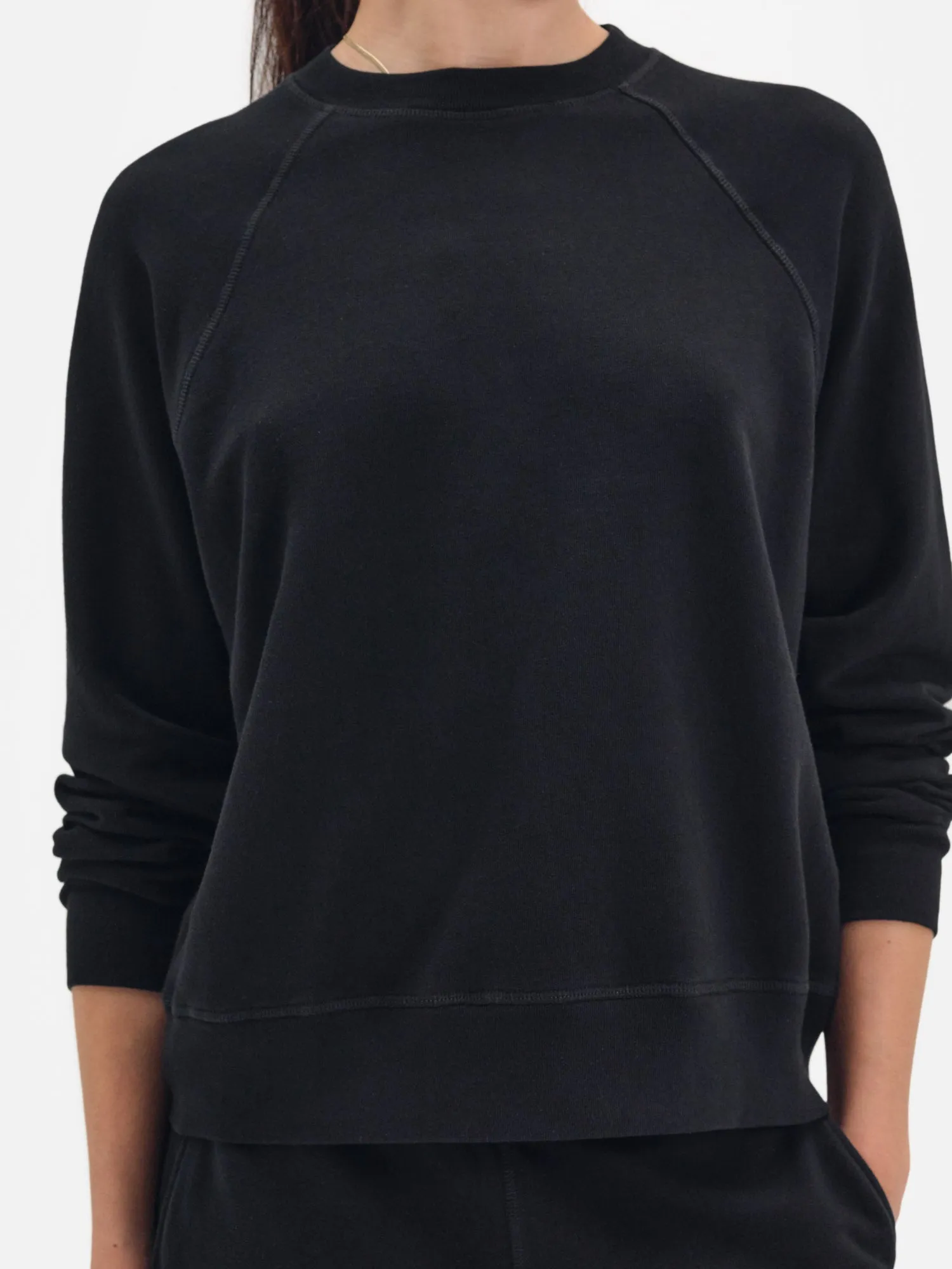 Organic Lightweight Terry Raglan Sweatshirt sold by MATE the Label product image thumbnail 4