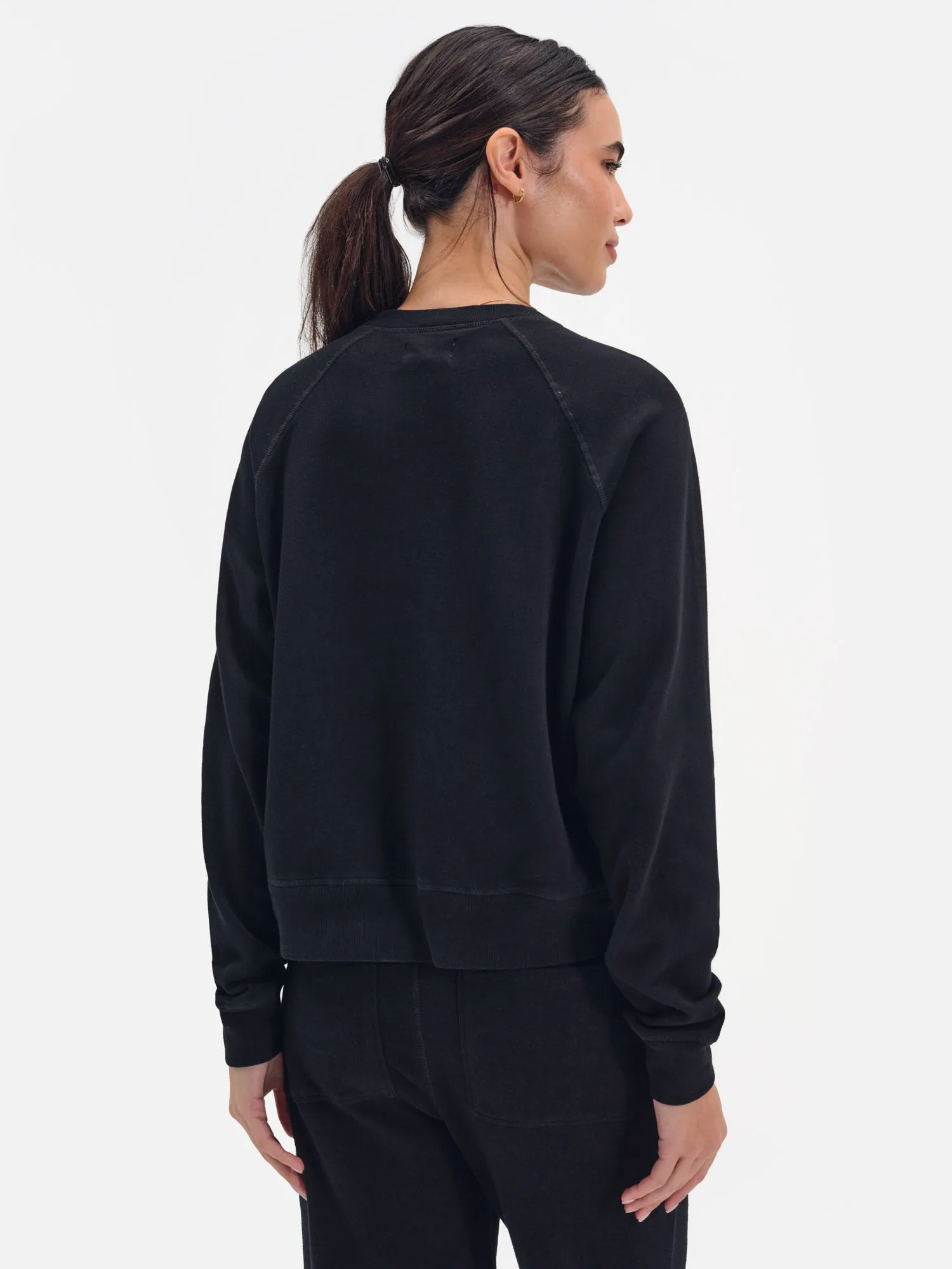 Organic Lightweight Terry Raglan Sweatshirt sold by MATE the Label product image thumbnail 3