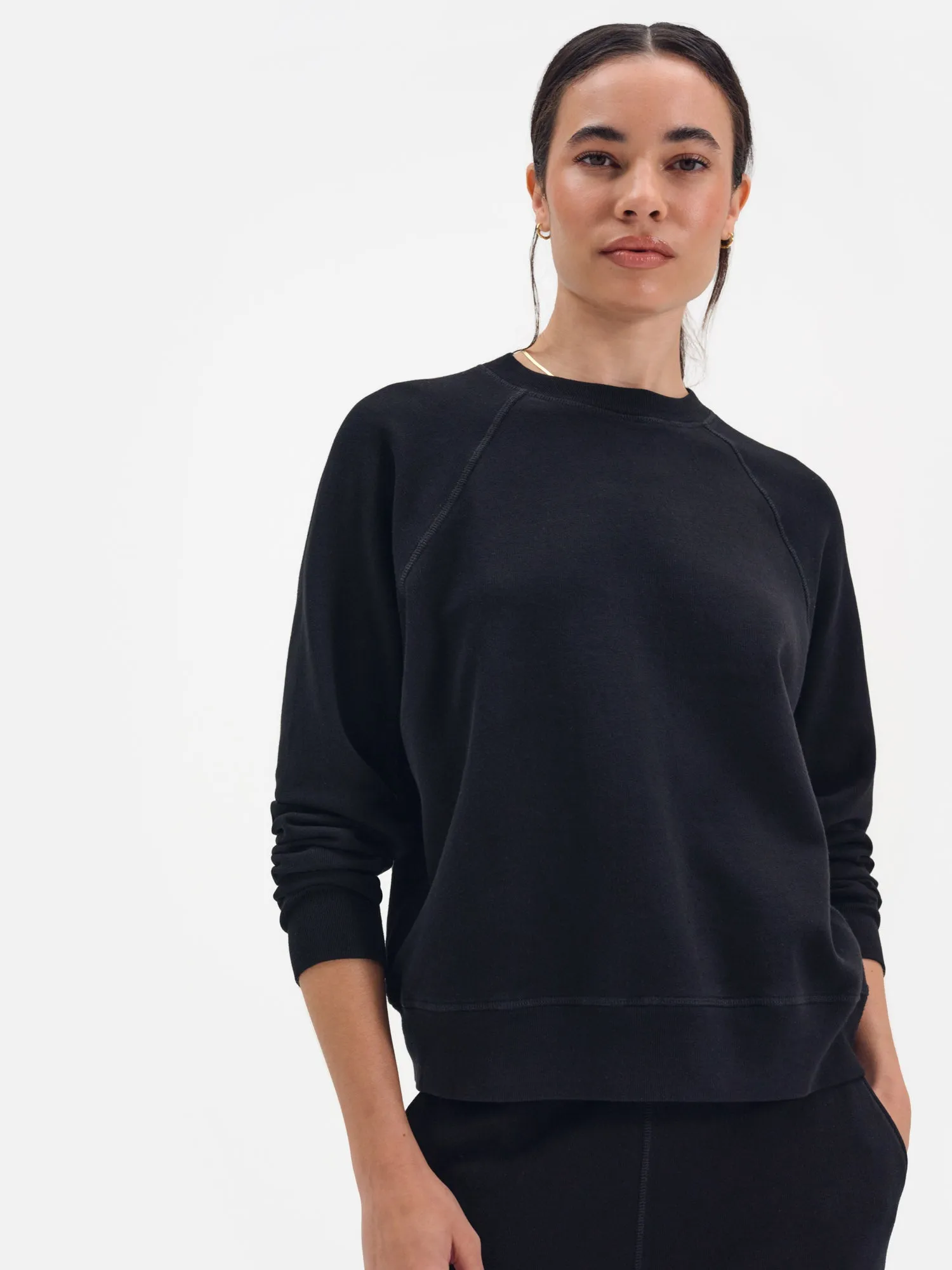 Organic Lightweight Terry Raglan Sweatshirt sold by MATE the Label product image thumbnail 2