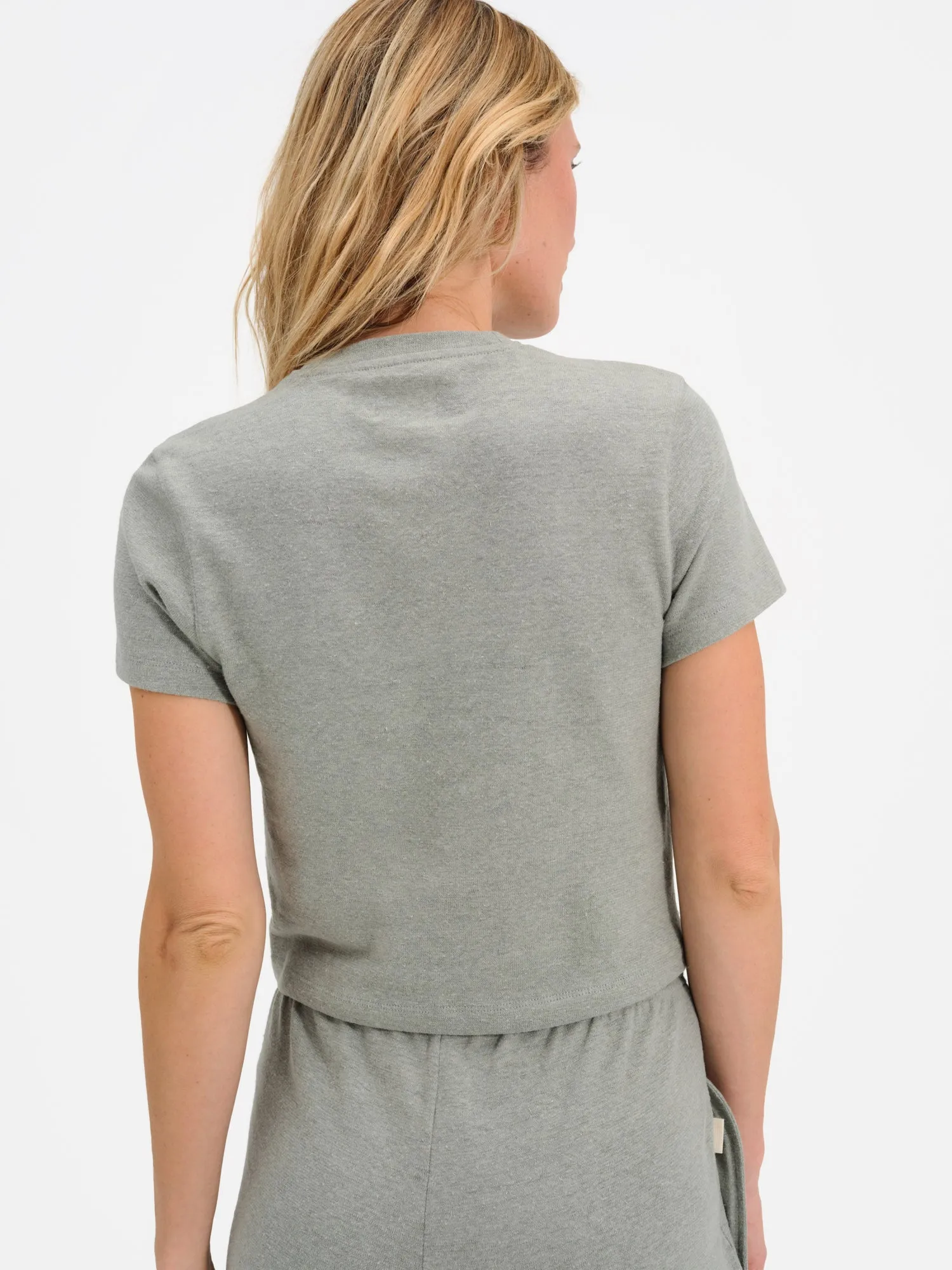 Regenerative Hemp Shrunken Tee sold by MATE the Label product image thumbnail 3