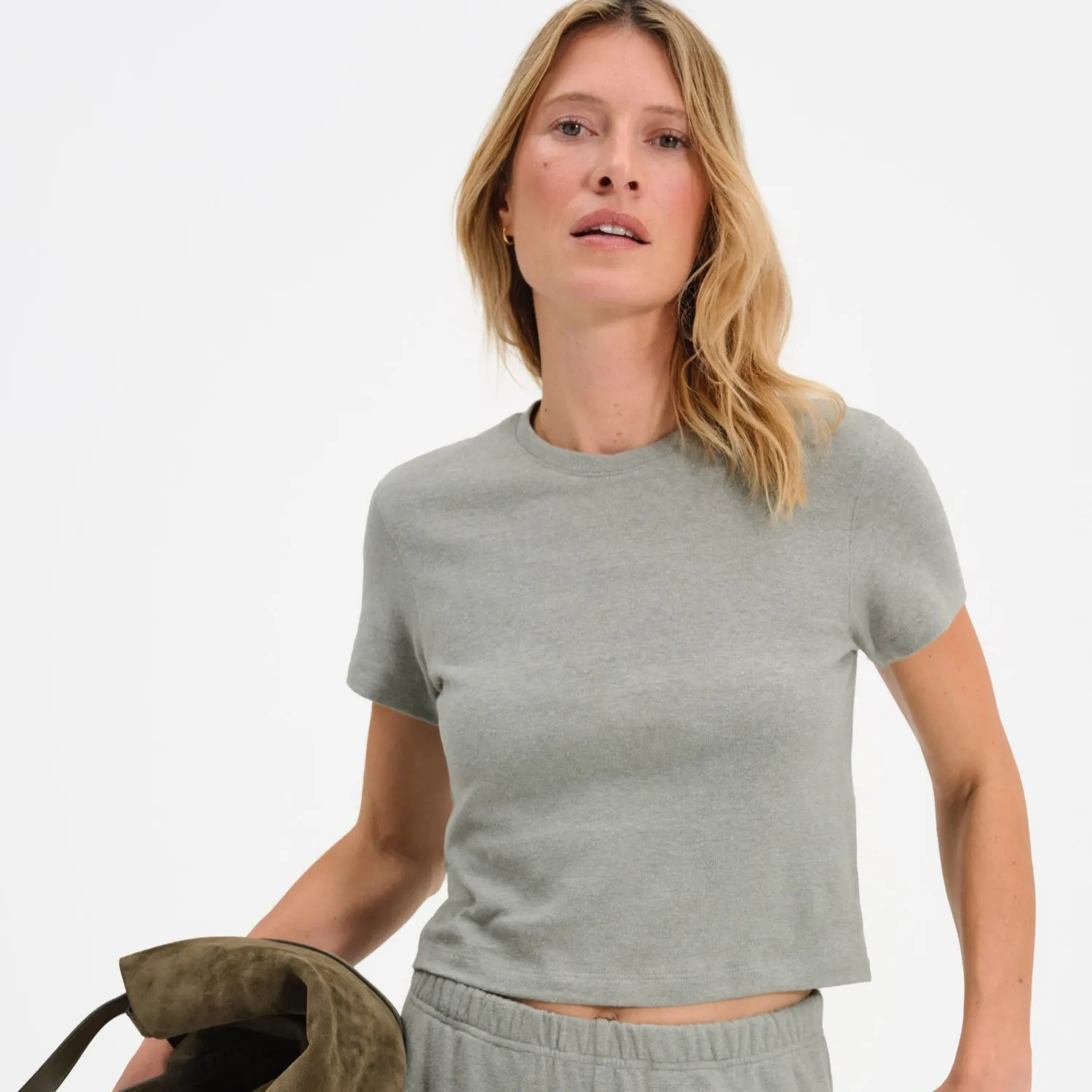 Regenerative Hemp Shrunken Tee sold by MATE the Label