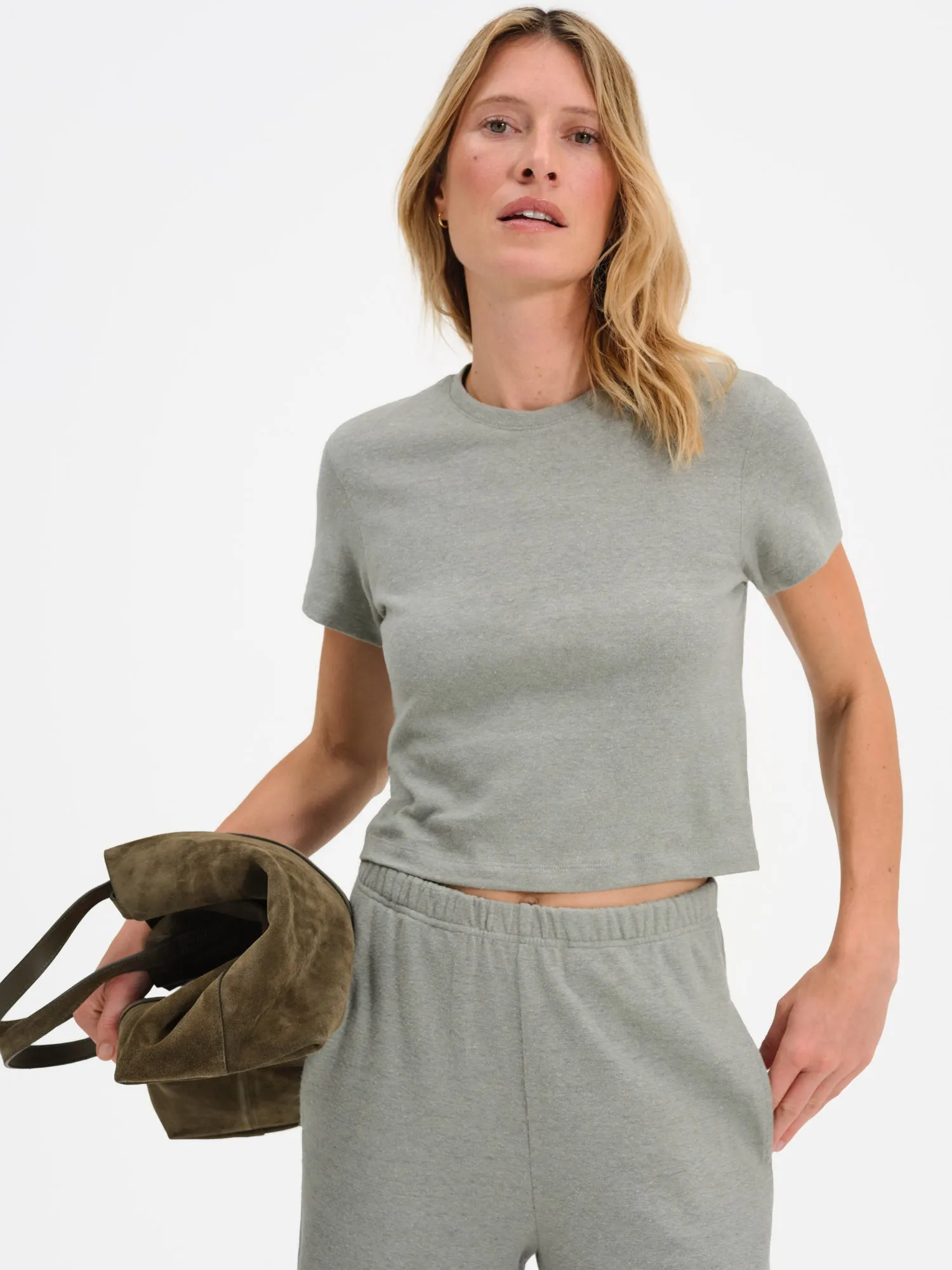 Regenerative Hemp Shrunken Tee sold by MATE the Label product image thumbnail 2