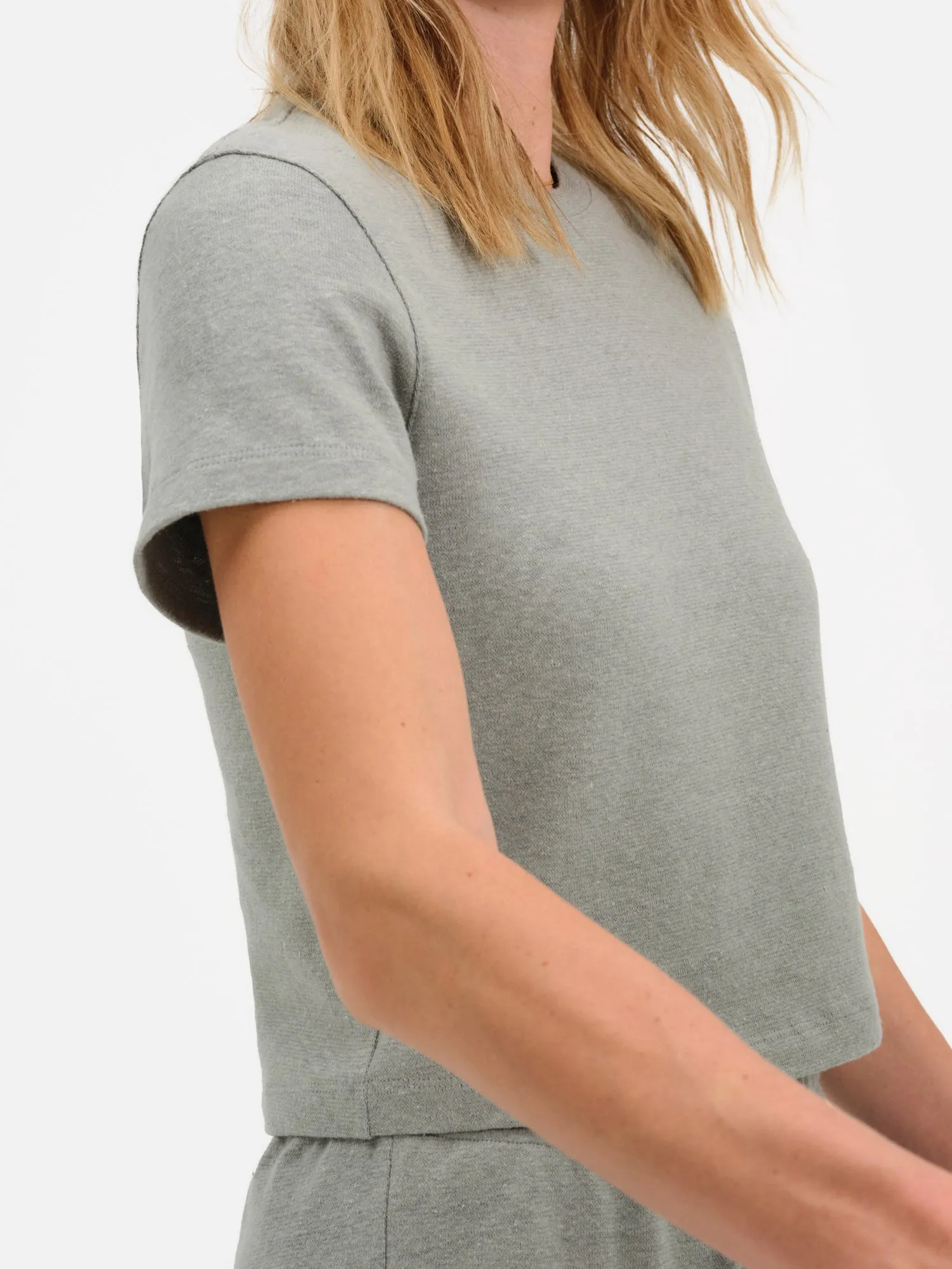 Regenerative Hemp Shrunken Tee sold by MATE the Label product image thumbnail 5