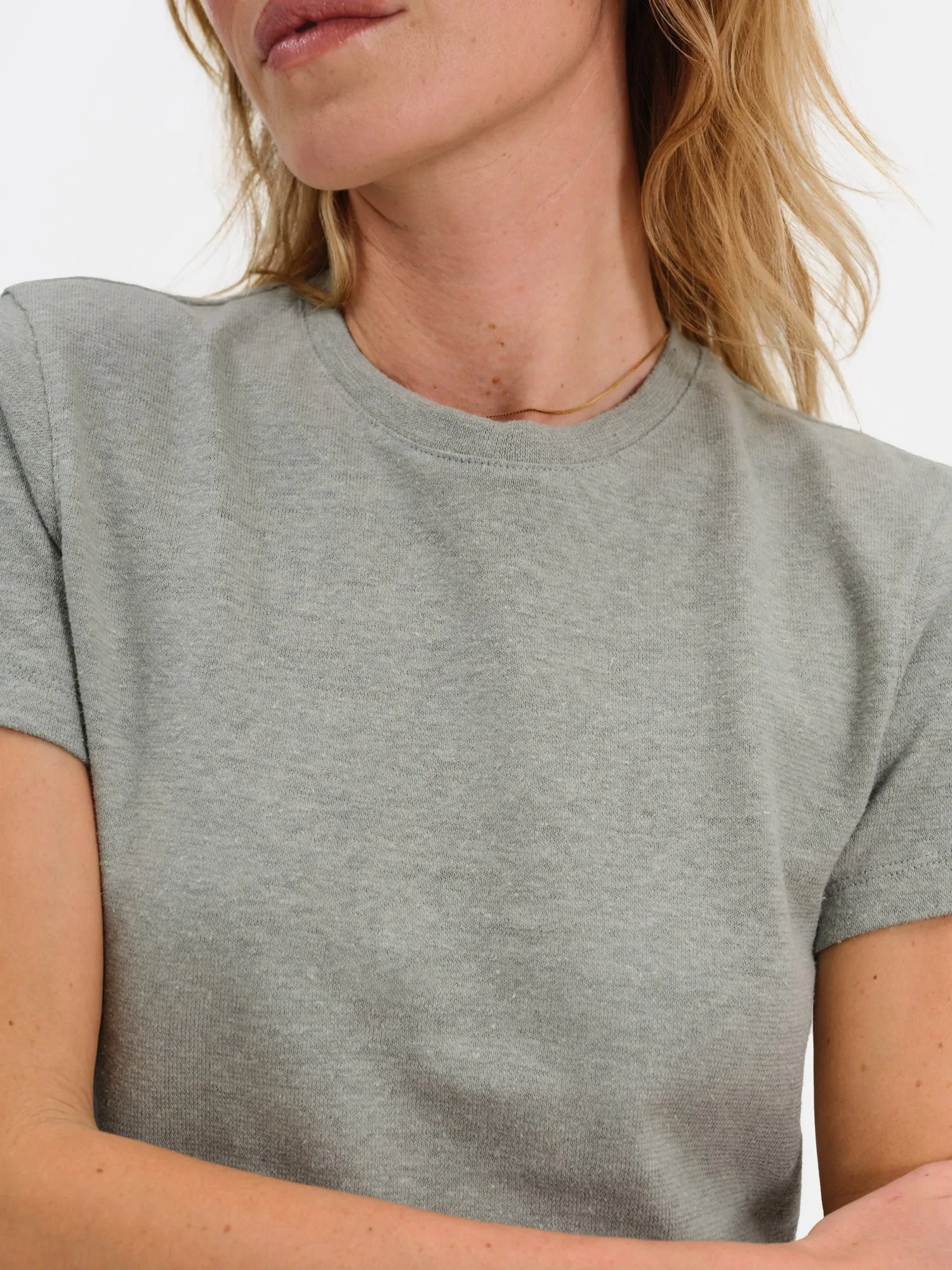 Regenerative Hemp Shrunken Tee sold by MATE the Label product image thumbnail 4