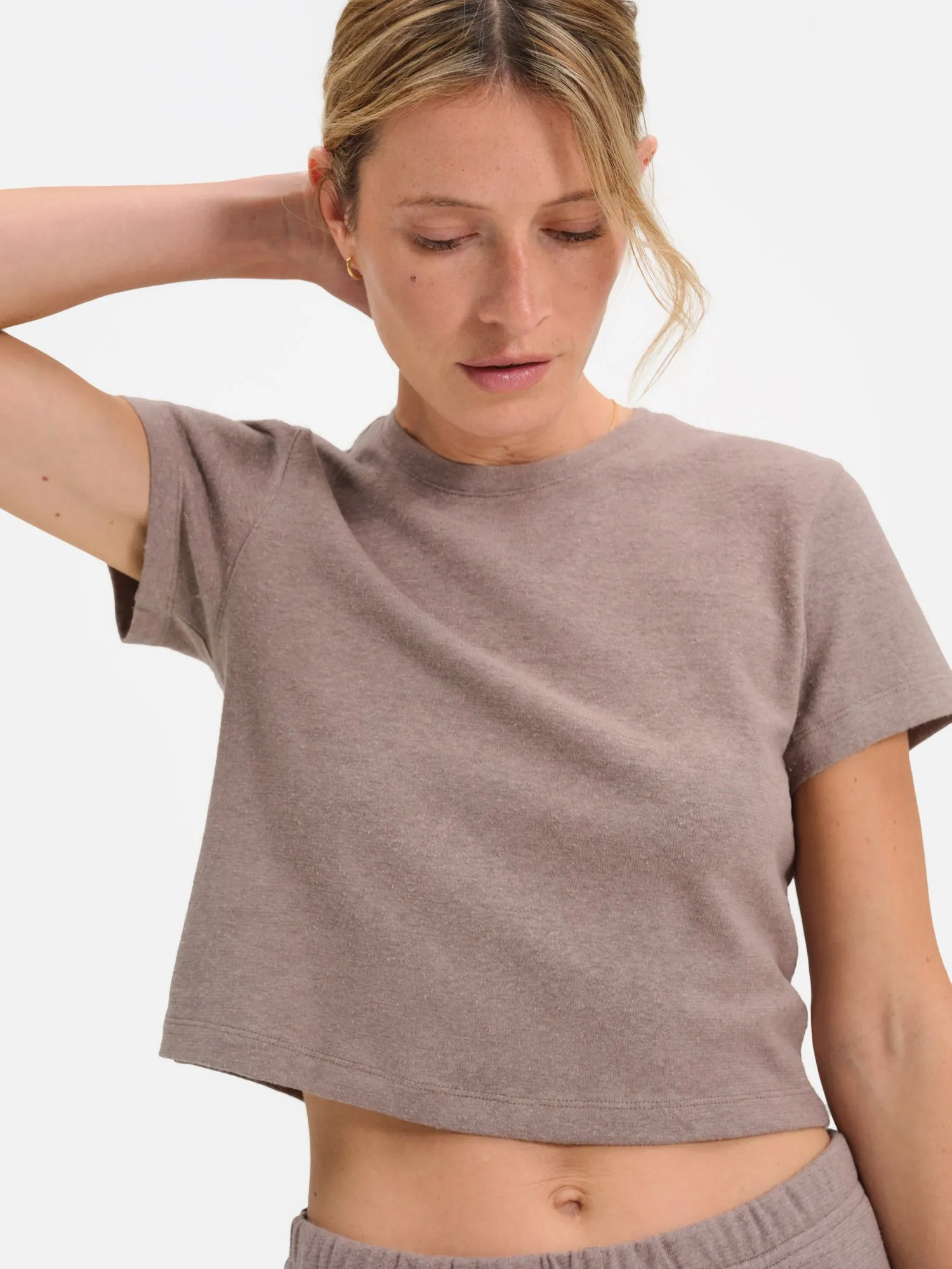 Regenerative Hemp Shrunken Tee sold by MATE the Label product image thumbnail 2