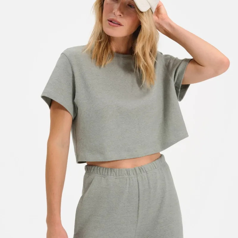 Regenerative Hemp Relaxed Crop Tee sold by MATE the Label