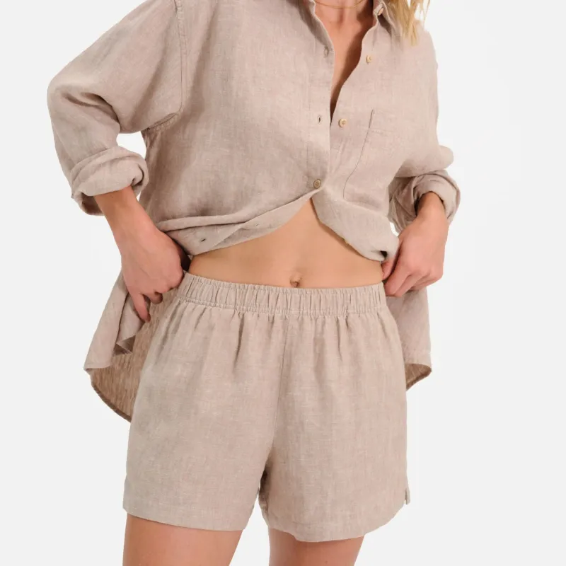 Organic Linen Short sold by MATE the Label