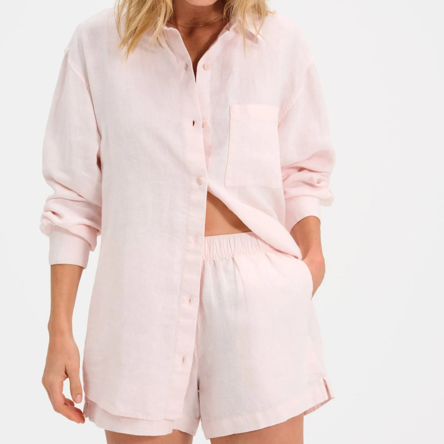 Organic Linen Short sold by MATE the Label