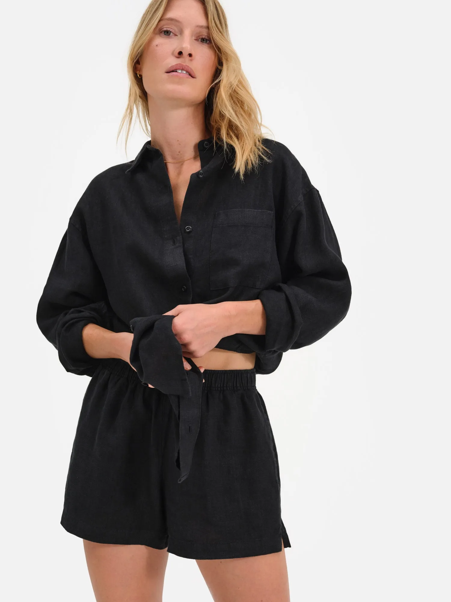 Organic Linen Short sold by MATE the Label product image thumbnail 2