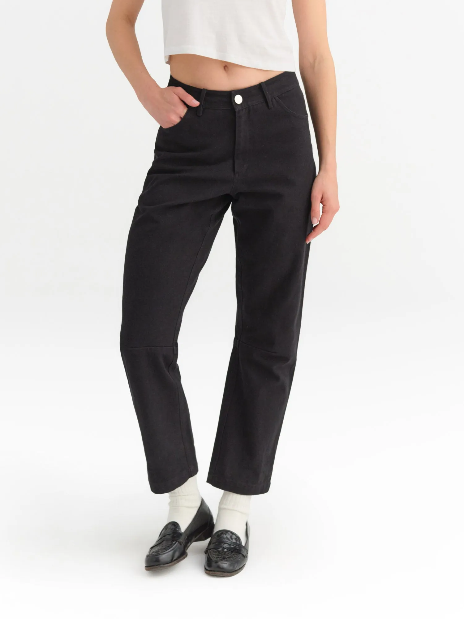 Organic Cotton Canvas Five Pocket Pant sold by MATE the Label product image thumbnail 2