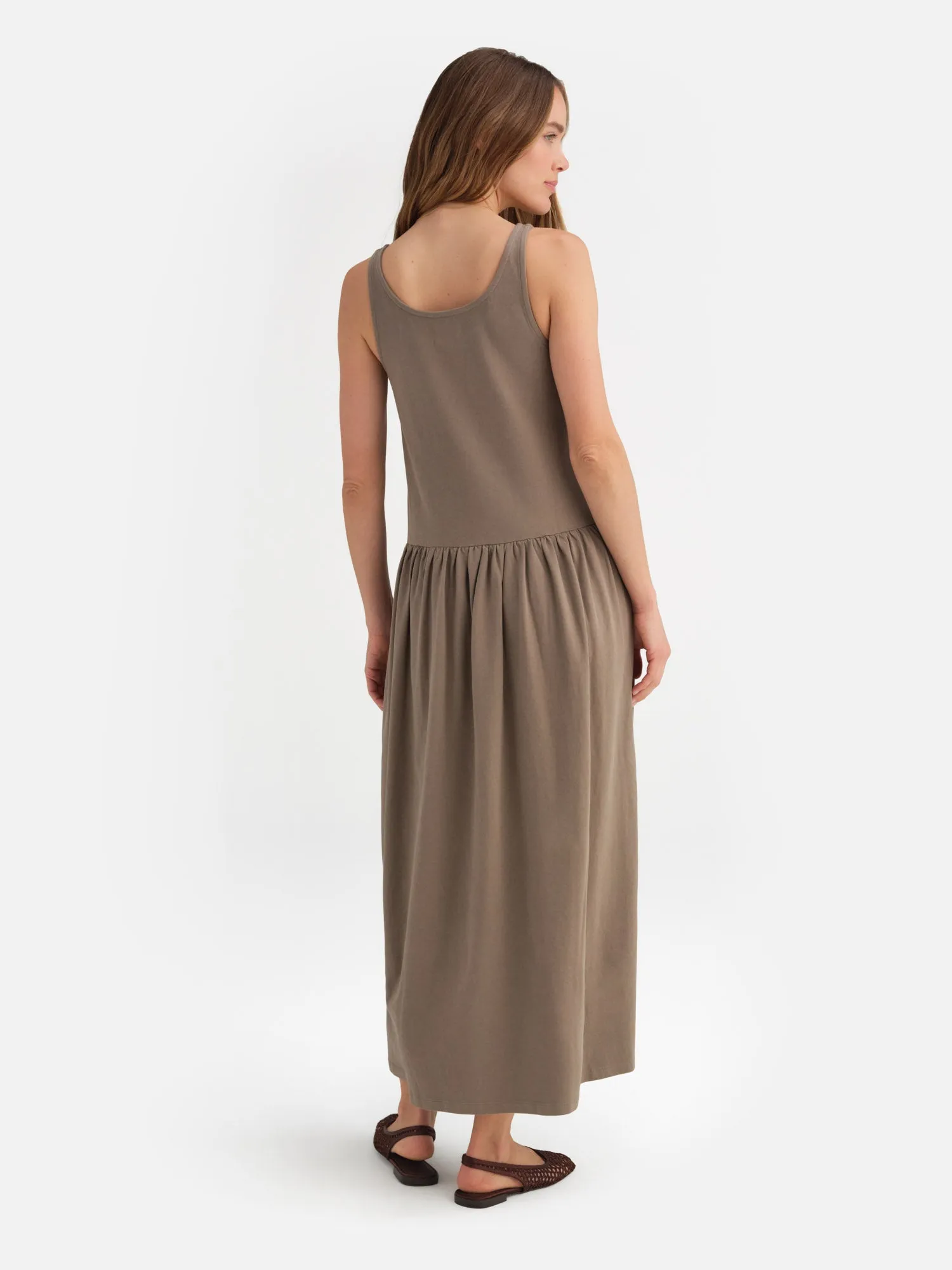 Organic Heavyweight Tank Dress sold by MATE the Label product image thumbnail 3