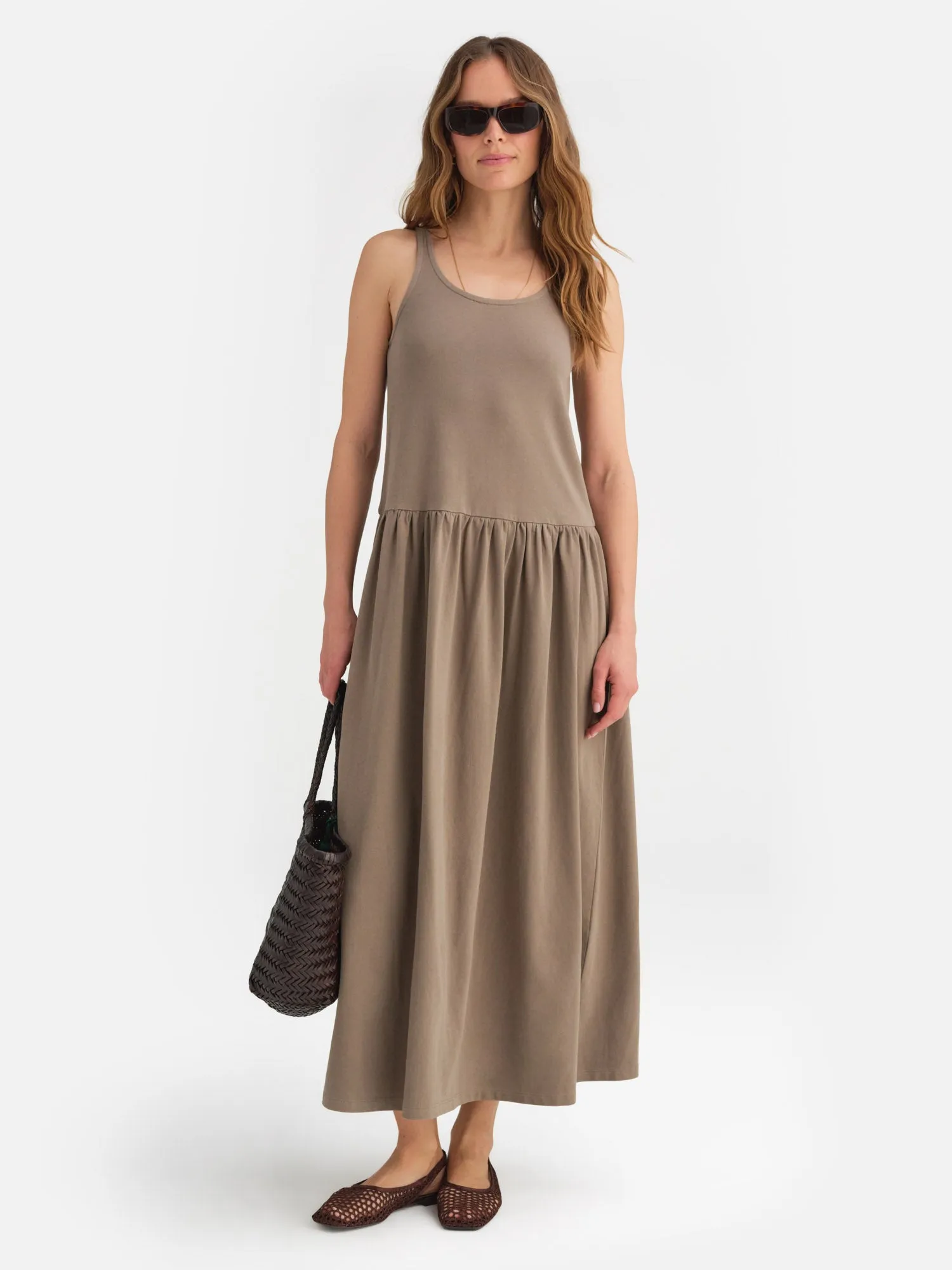 Organic Heavyweight Tank Dress sold by MATE the Label product image thumbnail 2