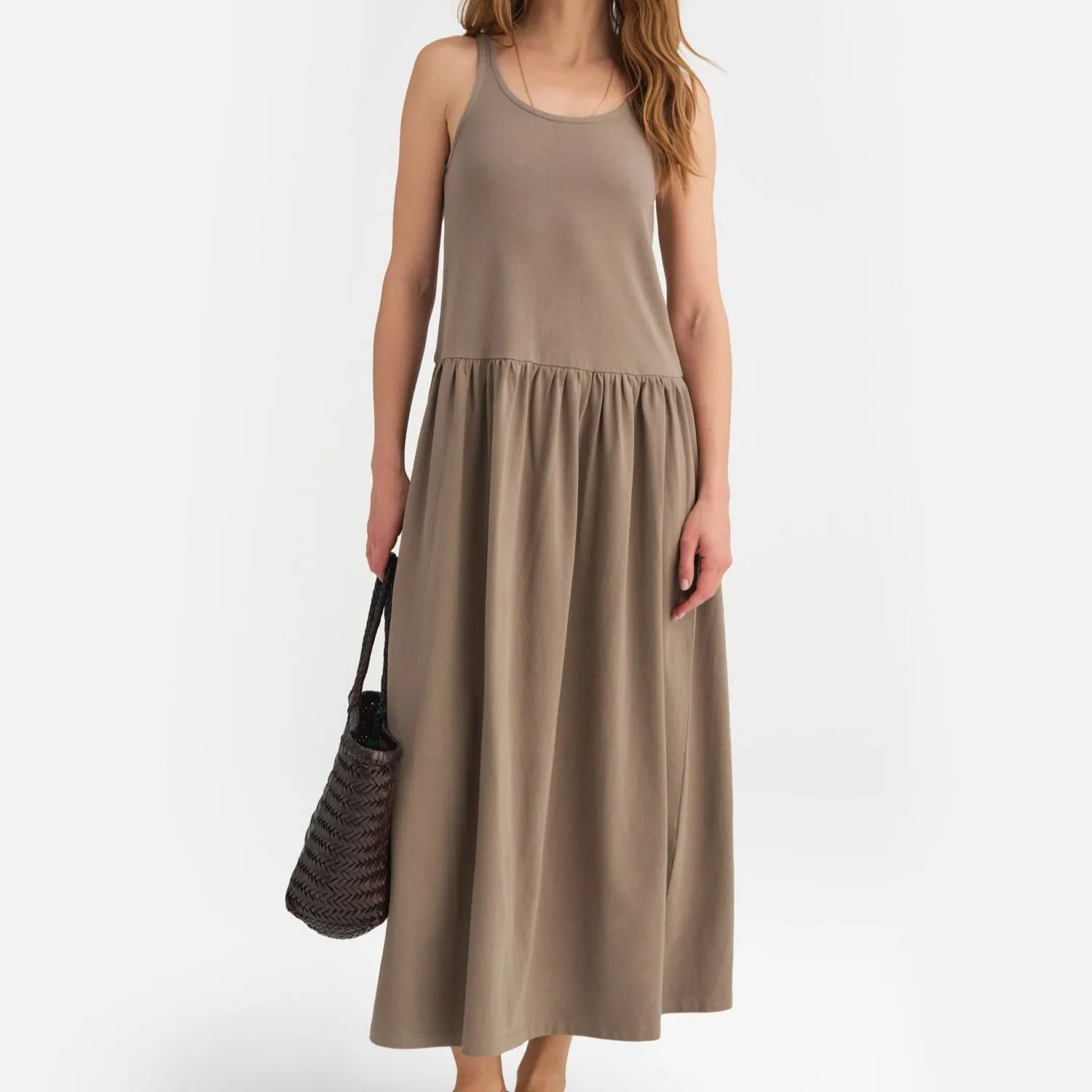 Organic Heavyweight Tank Dress sold by MATE the Label