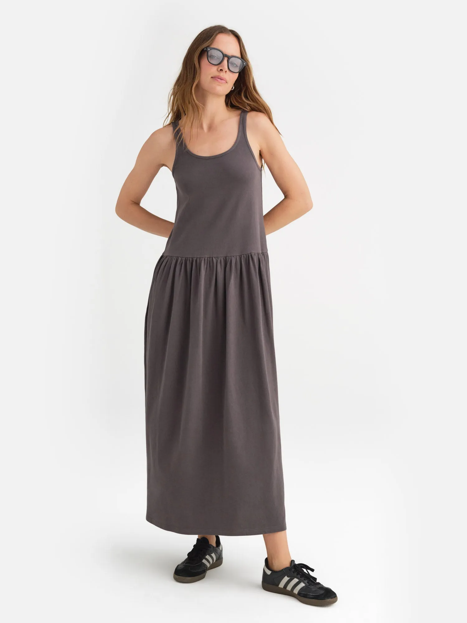 Organic Heavyweight Tank Dress sold by MATE the Label product image thumbnail 2