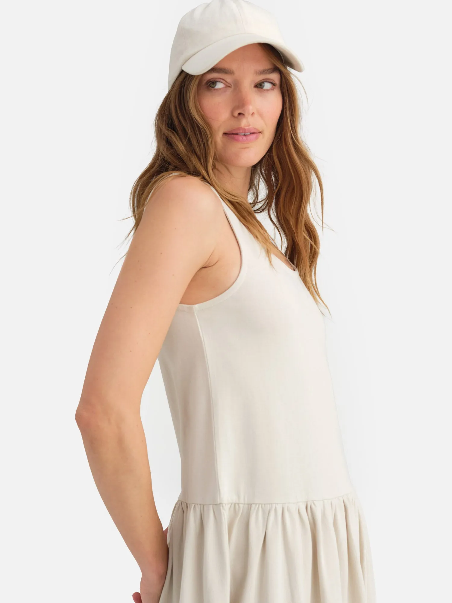 Organic Heavyweight Tank Dress sold by MATE the Label product image thumbnail 4