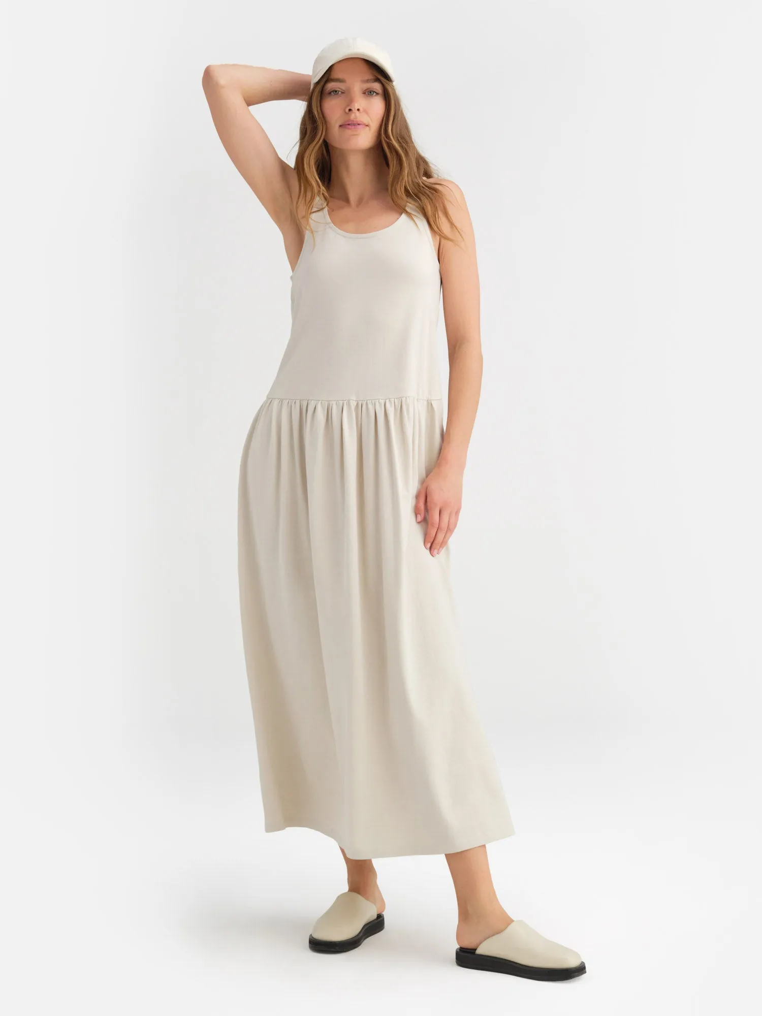 Organic Heavyweight Tank Dress sold by MATE the Label product image thumbnail 2