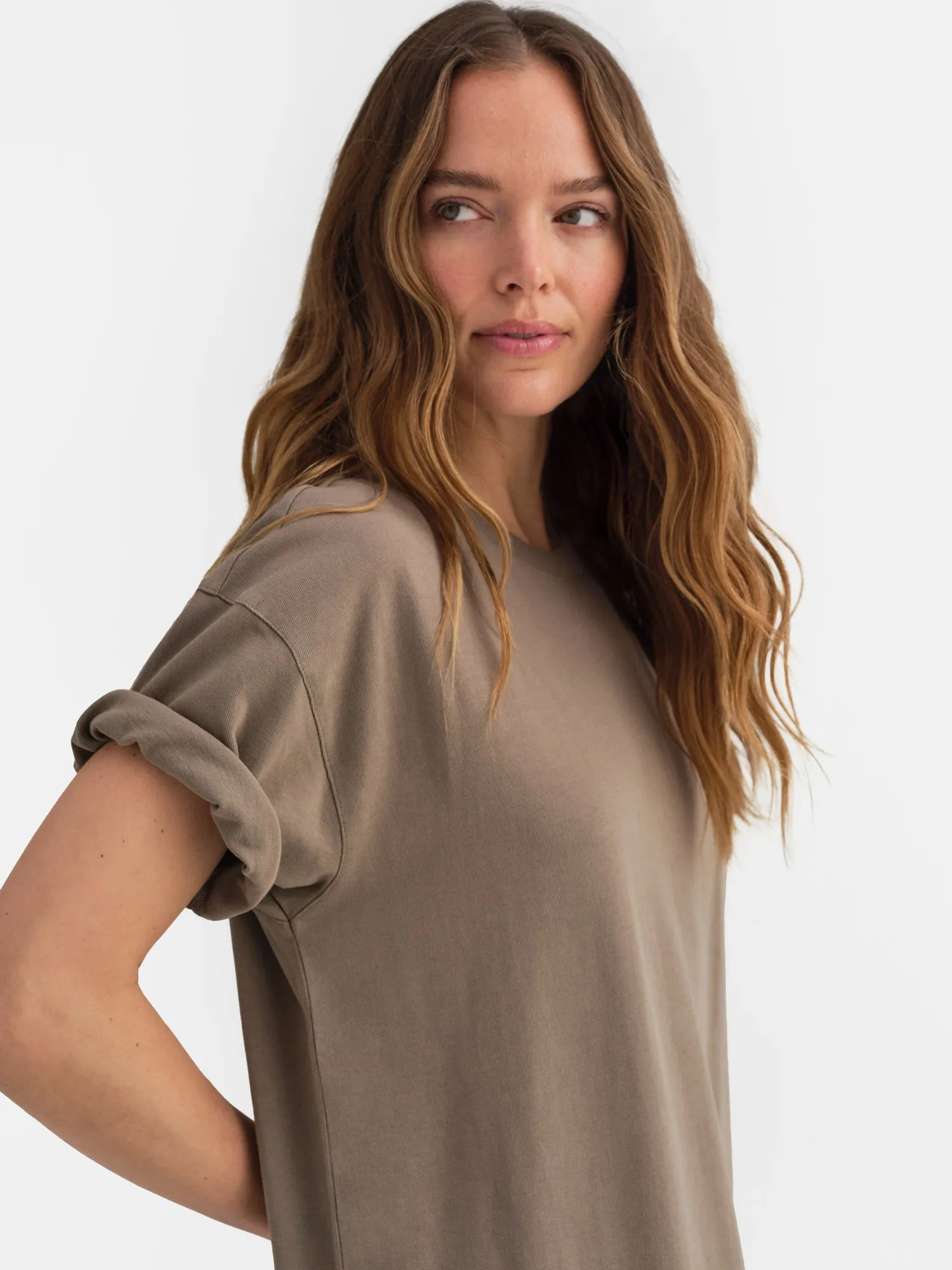 Organic Heavyweight Tee Dress sold by MATE the Label product image thumbnail 4