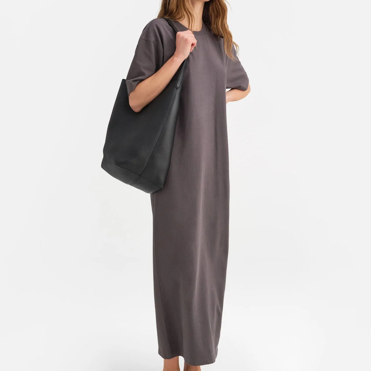 Organic Heavyweight Tee Dress sold by MATE the Label