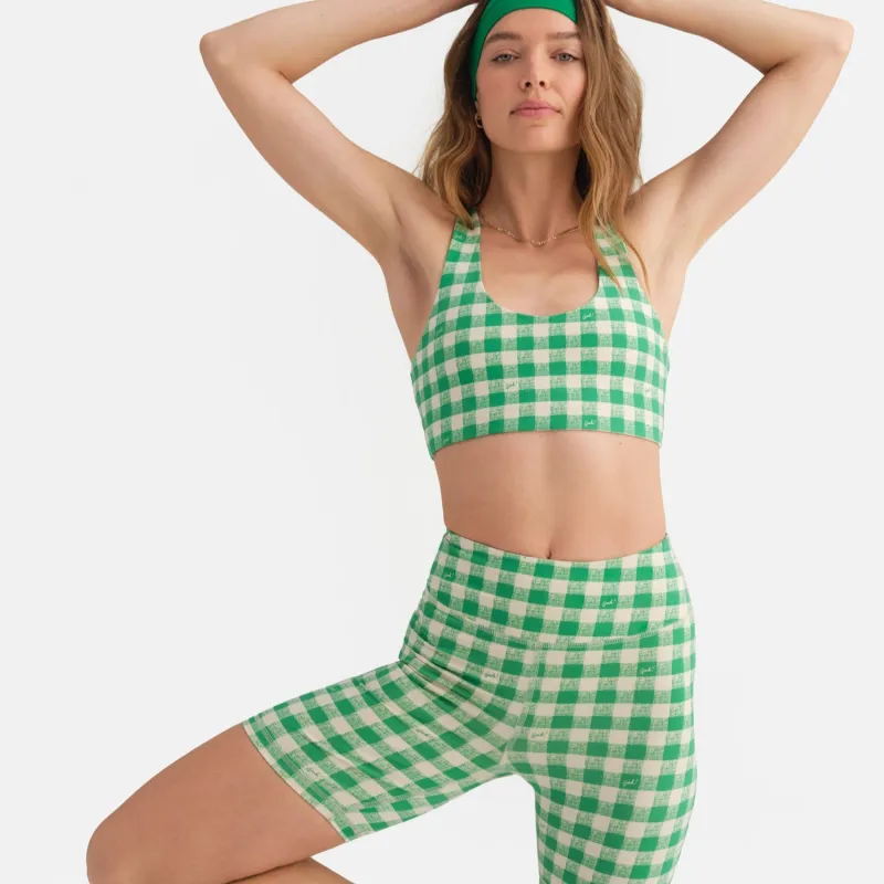 MATE x Lisa Says Gah Organic Stretch Printed Sports Bra sold by MATE the Label