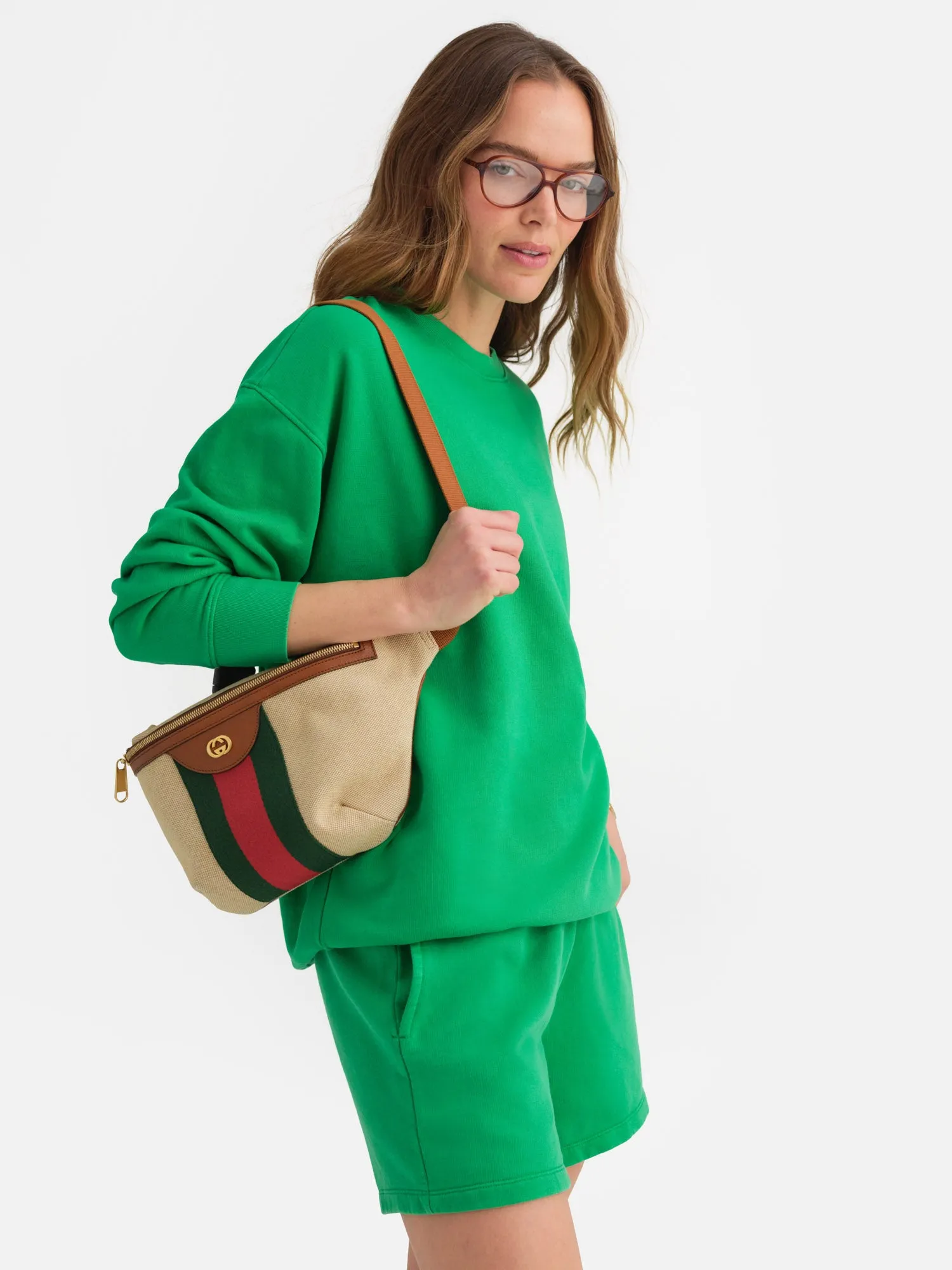 MATE x Lisa Says Gah Organic Fleece Embroidered Oversized Sweatshirt sold by MATE the Label product image thumbnail 4