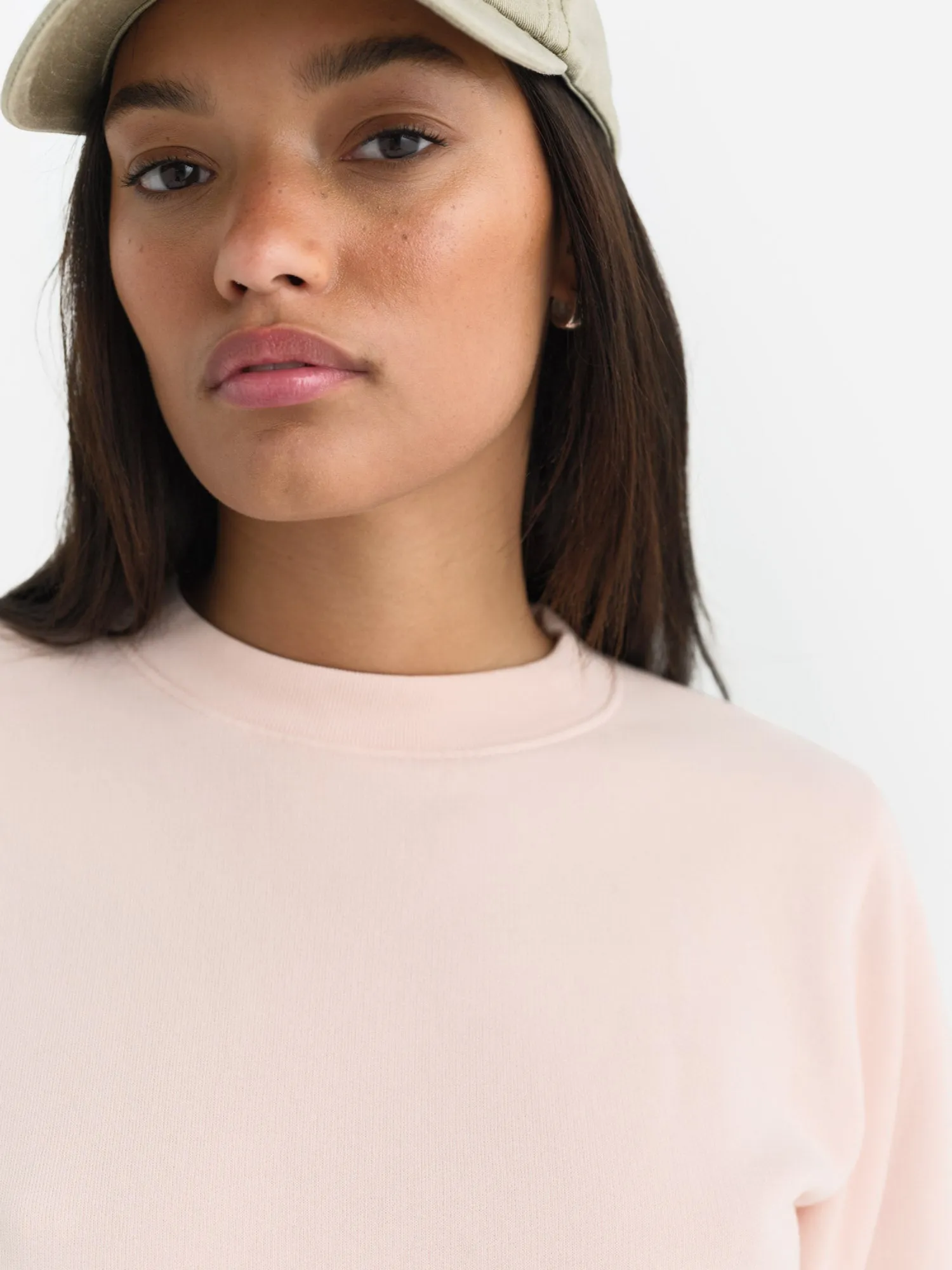 Organic Fleece Shrunken Crew Neck Sweatshirt sold by MATE the Label product image thumbnail 3