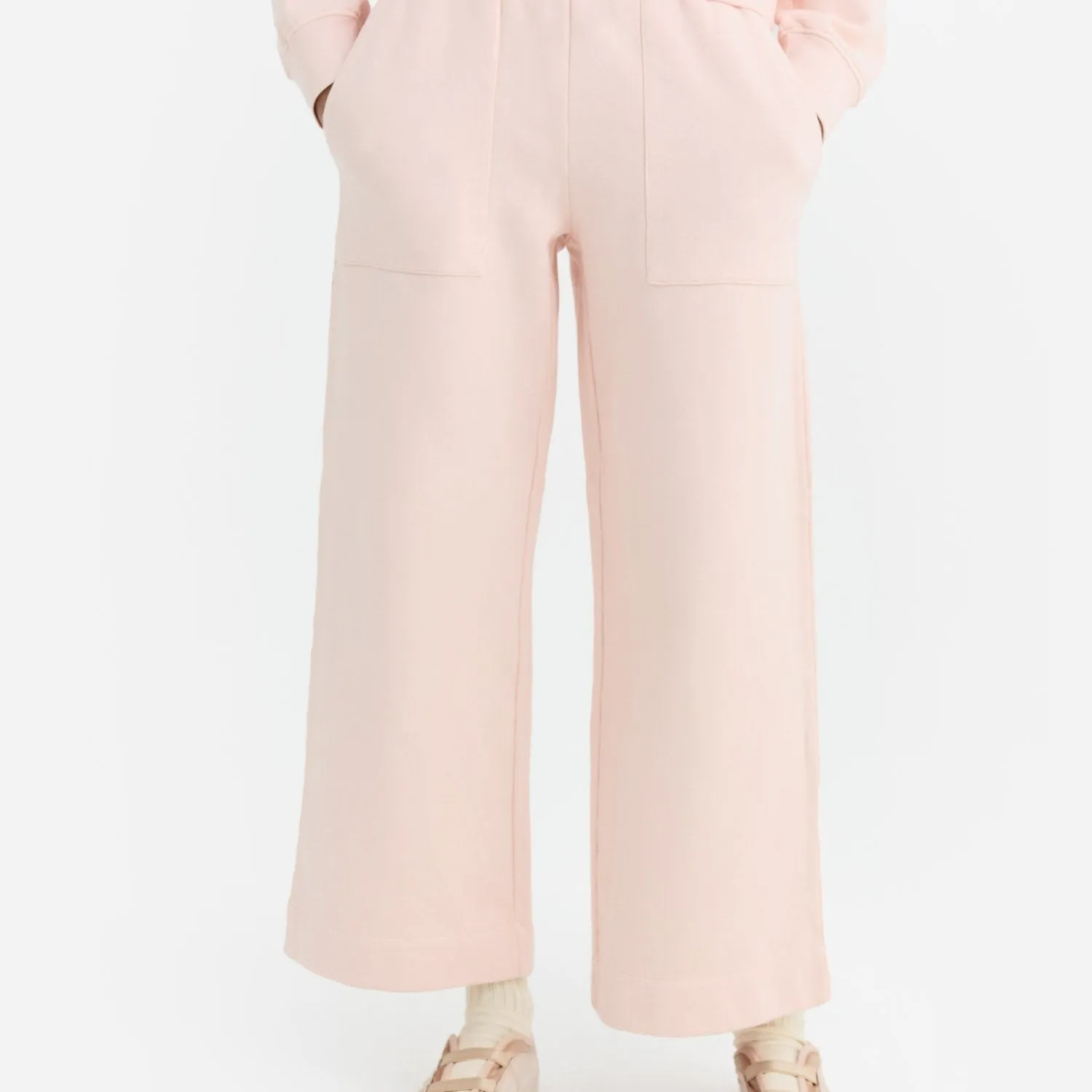 Organic Fleece Wide Leg Pant sold by MATE the Label