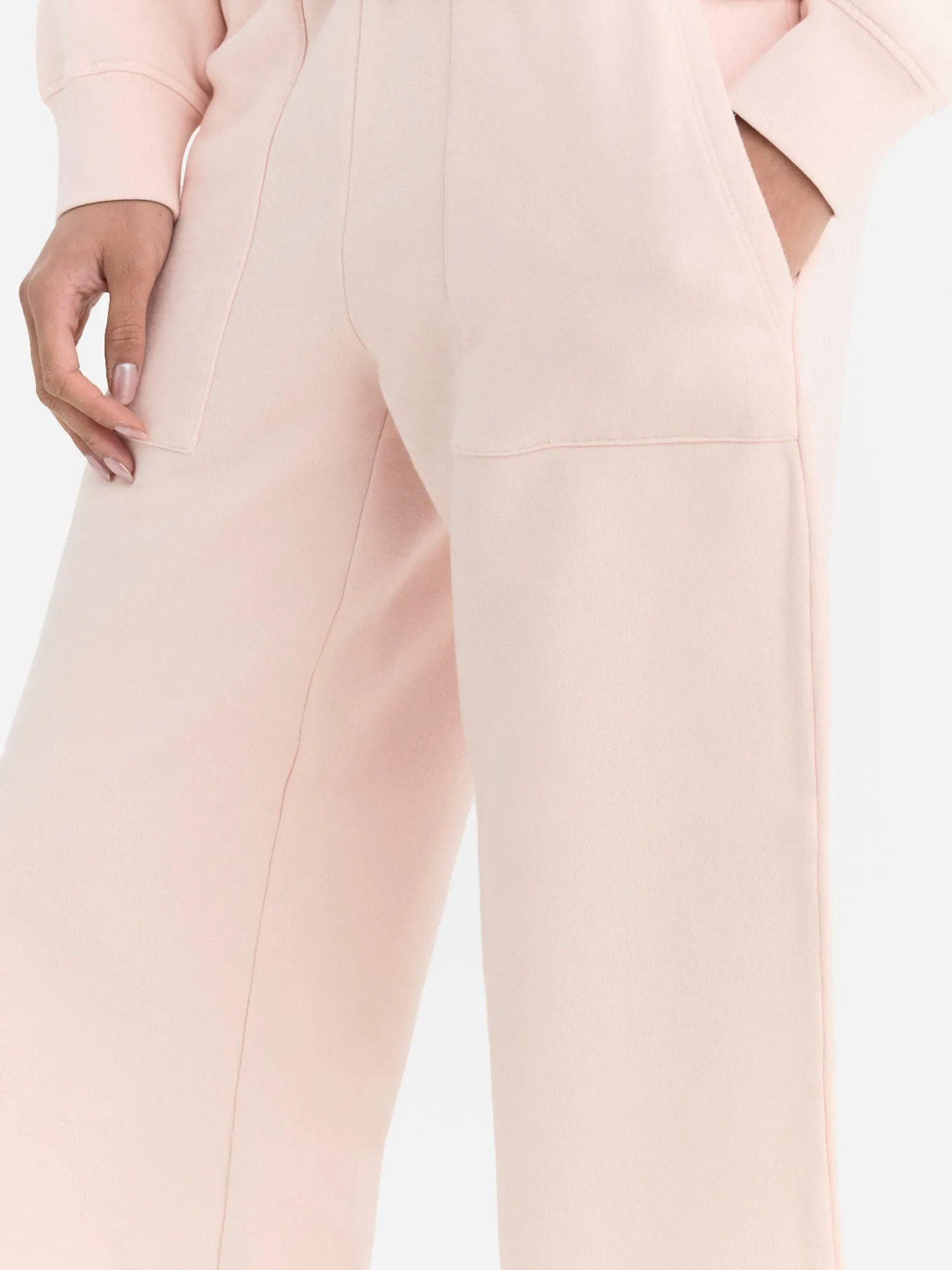 Organic Fleece Wide Leg Pant sold by MATE the Label product image thumbnail 4