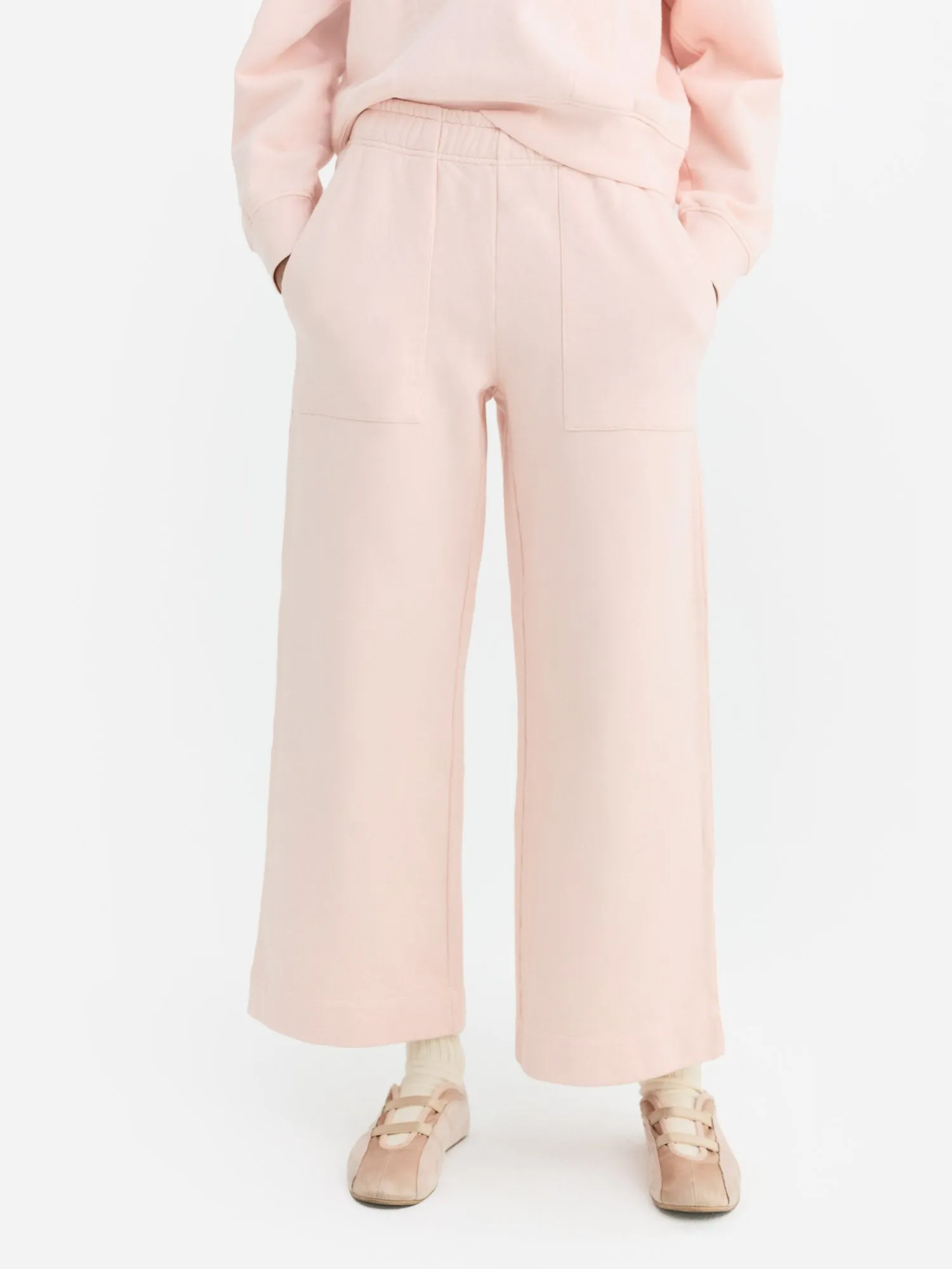 Organic Fleece Wide Leg Pant sold by MATE the Label product image thumbnail 2