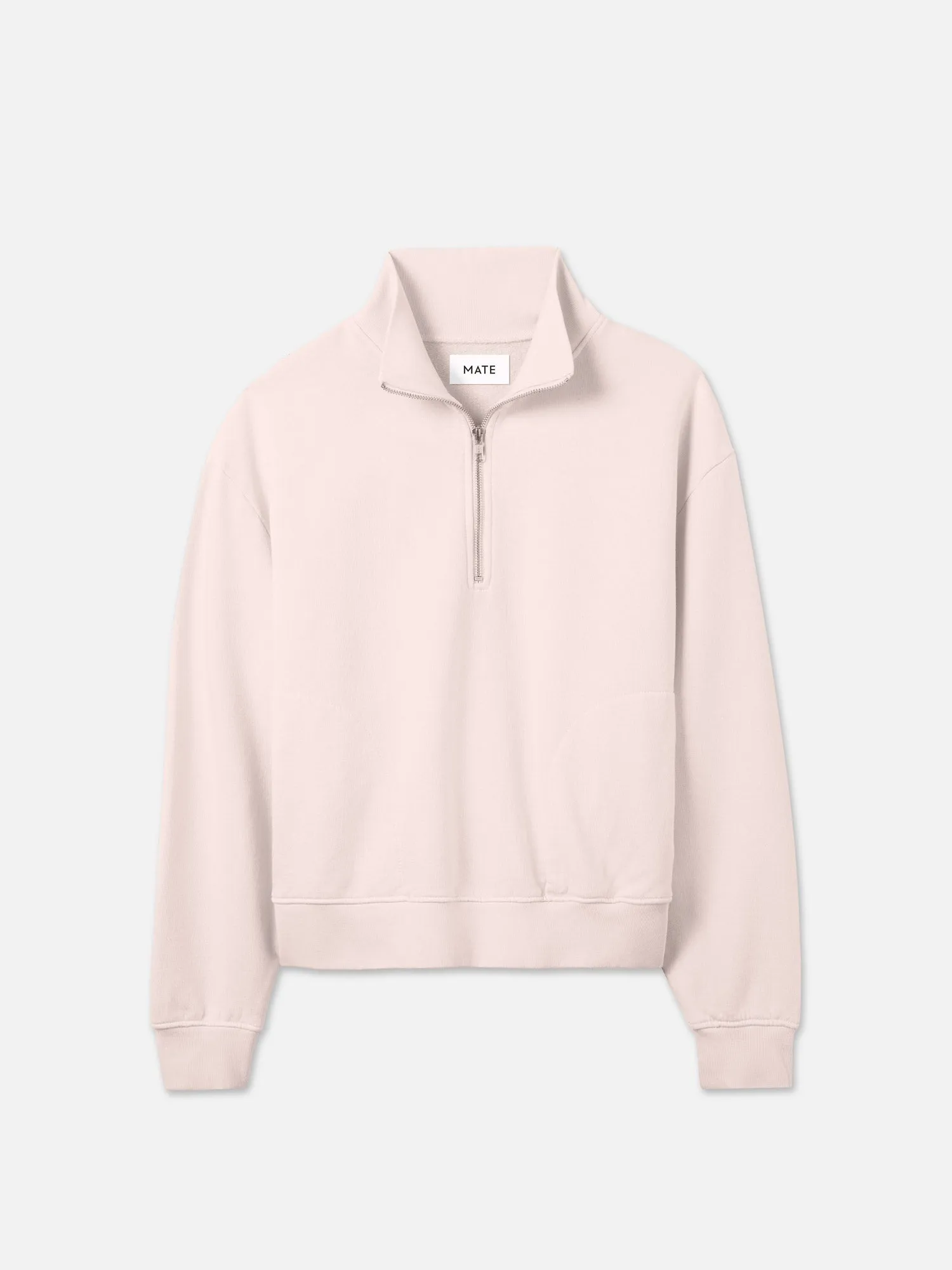 Organic Fleece Quarter Zip Sweatshirt sold by MATE the Label product image thumbnail 3