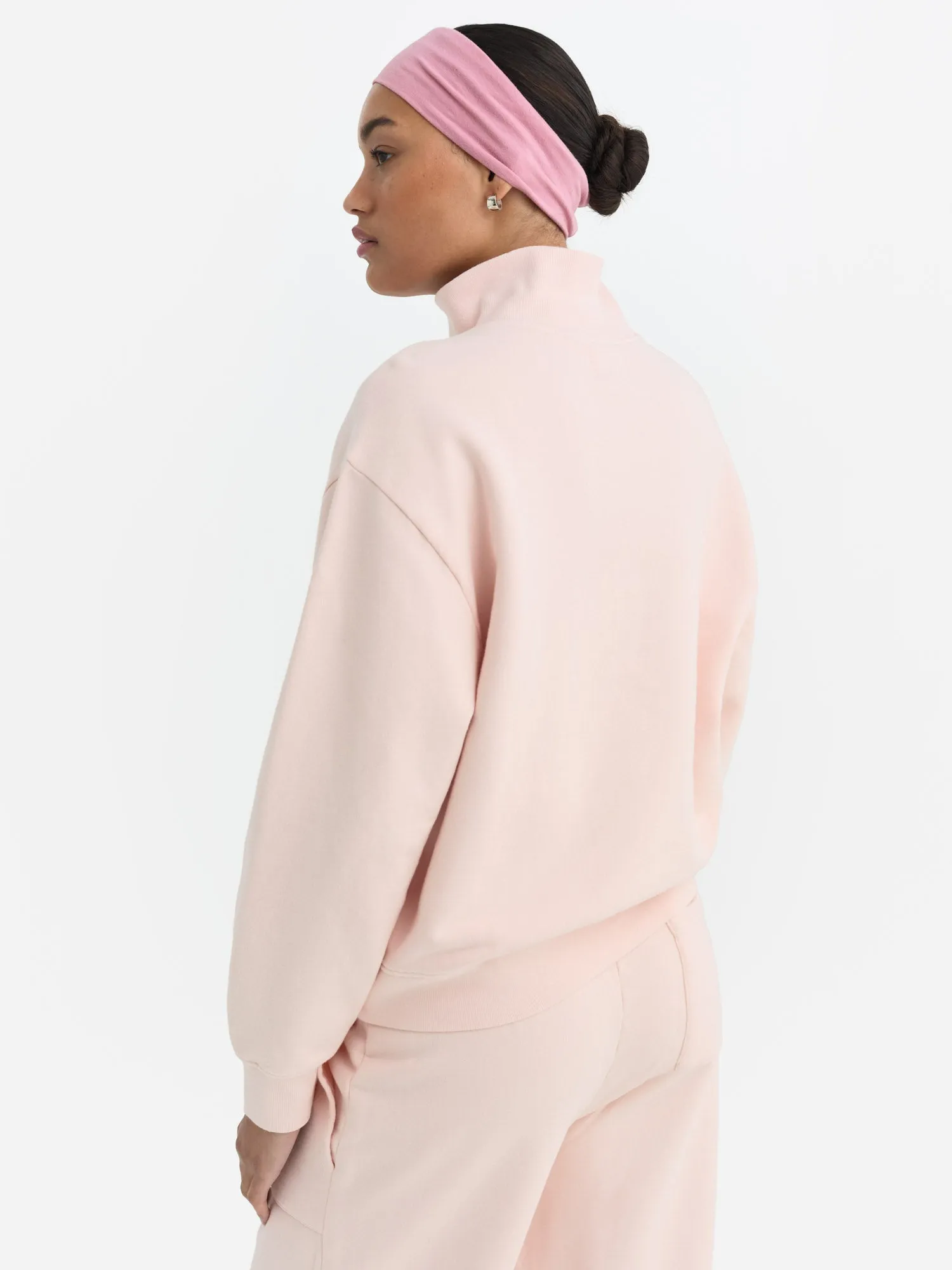 Organic Fleece Quarter Zip Sweatshirt sold by MATE the Label product image thumbnail 5