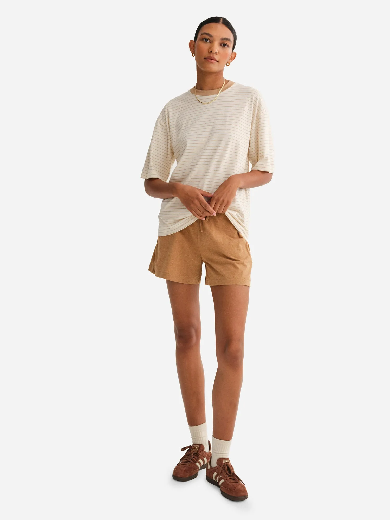 Undyed Organic Cotton Crew Neck Tee sold by MATE the Label product image thumbnail 5