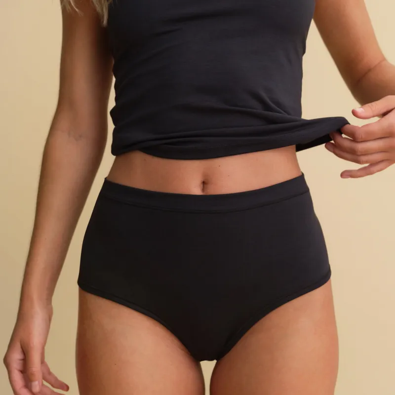 Tencel Comfort High Rise Cheeky Brief sold by MATE the Label